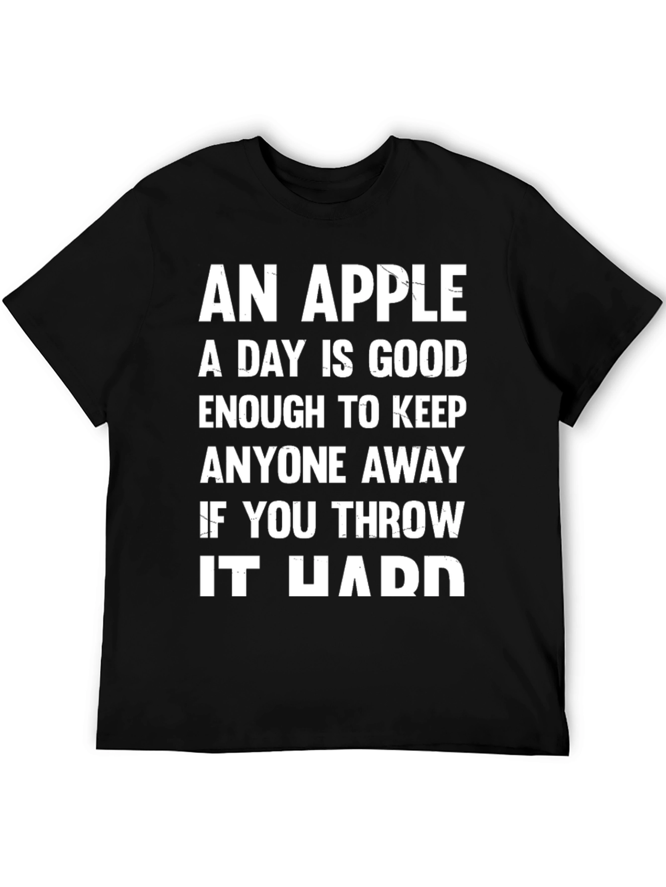 Funny Apple Throw T-Shirt