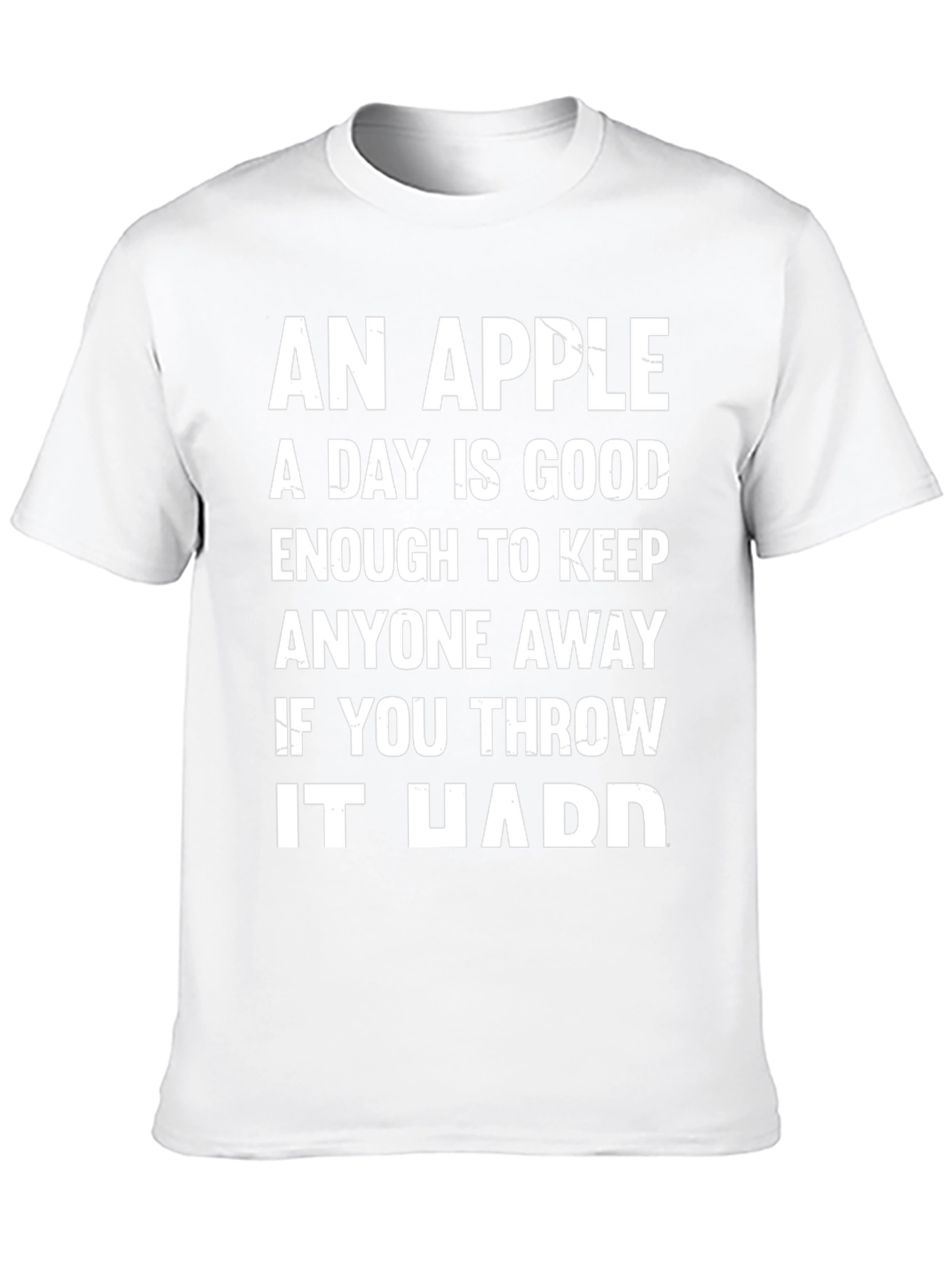 Funny Apple Throw T-Shirt