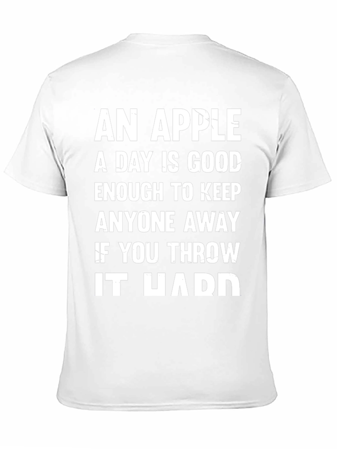 Funny Apple Throw T-Shirt