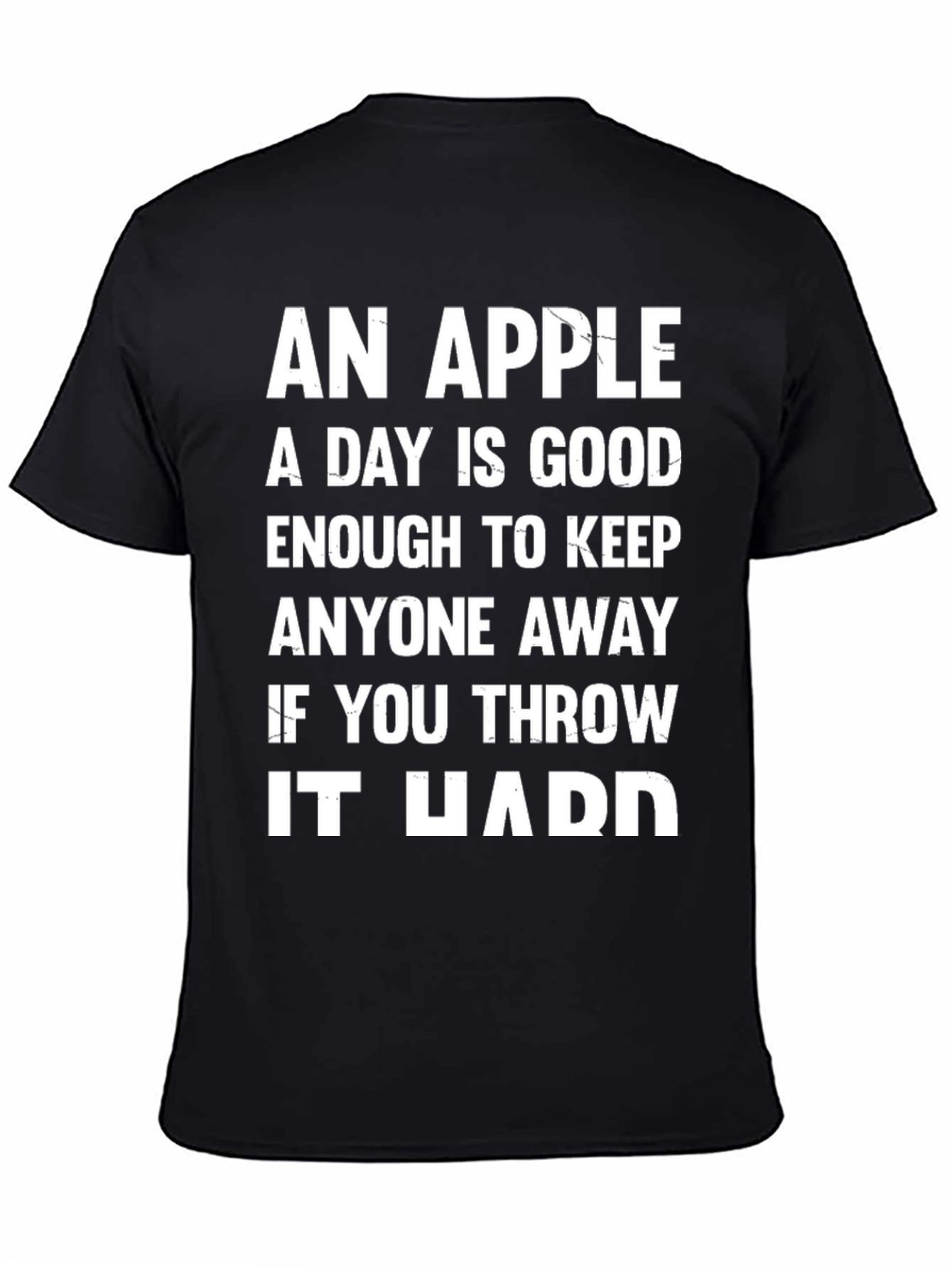 Funny Apple Throw T-Shirt