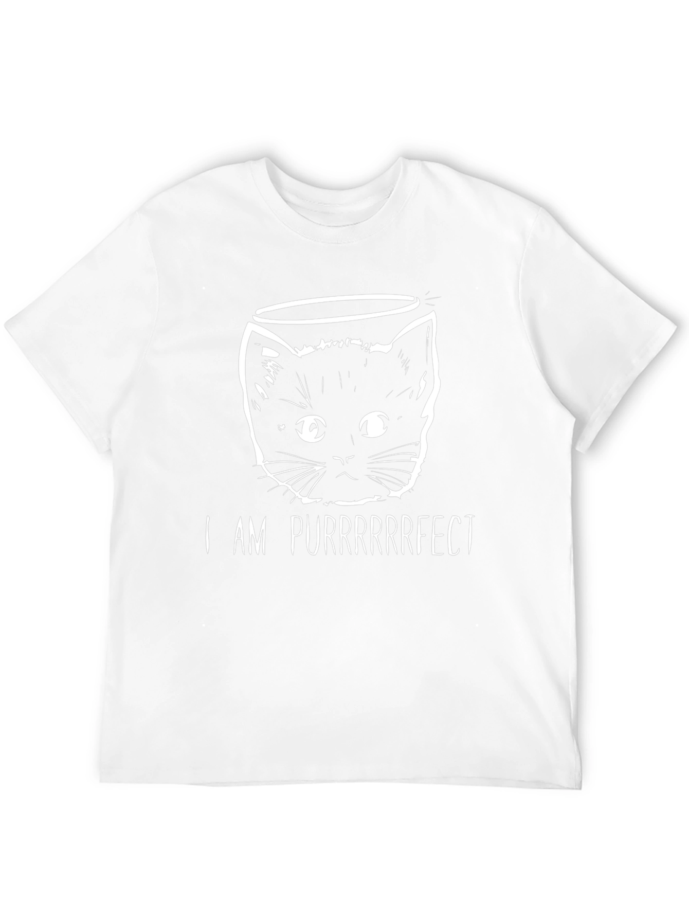 I am Purrrrfect Cat T-Shirt - Black