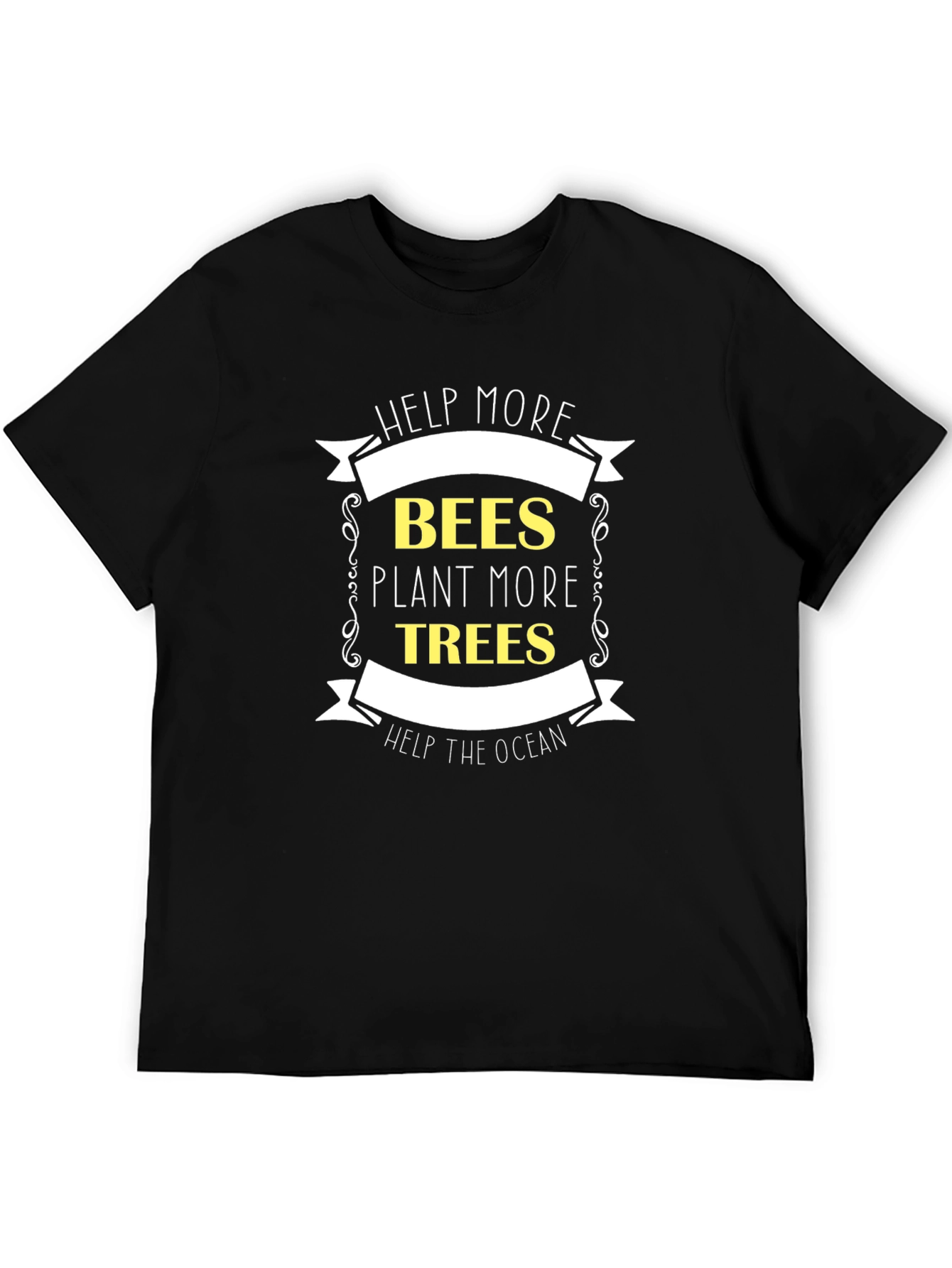 Eco-Friendly Tee: Help Bees Plant Trees Save Ocean