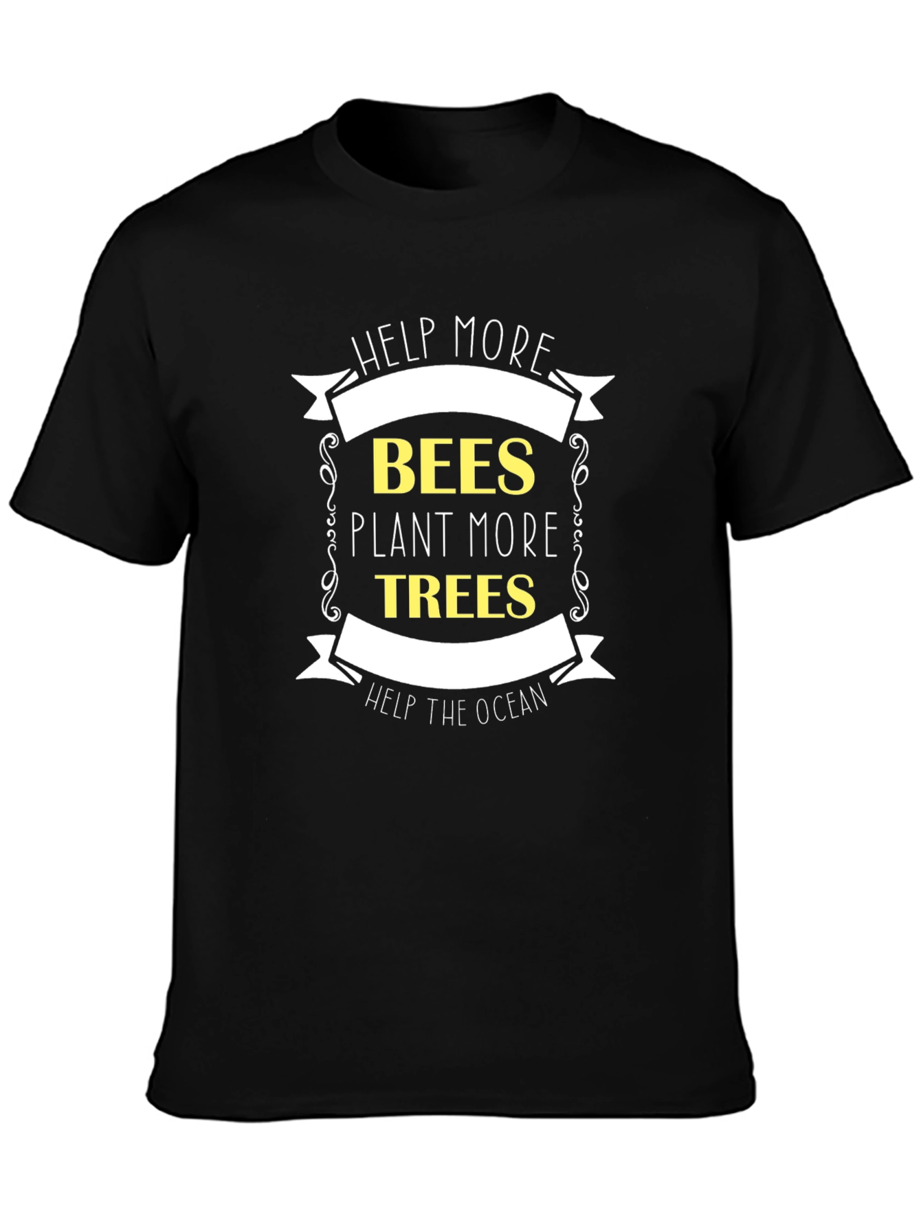 Eco-Friendly Tee: Help Bees Plant Trees Save Ocean