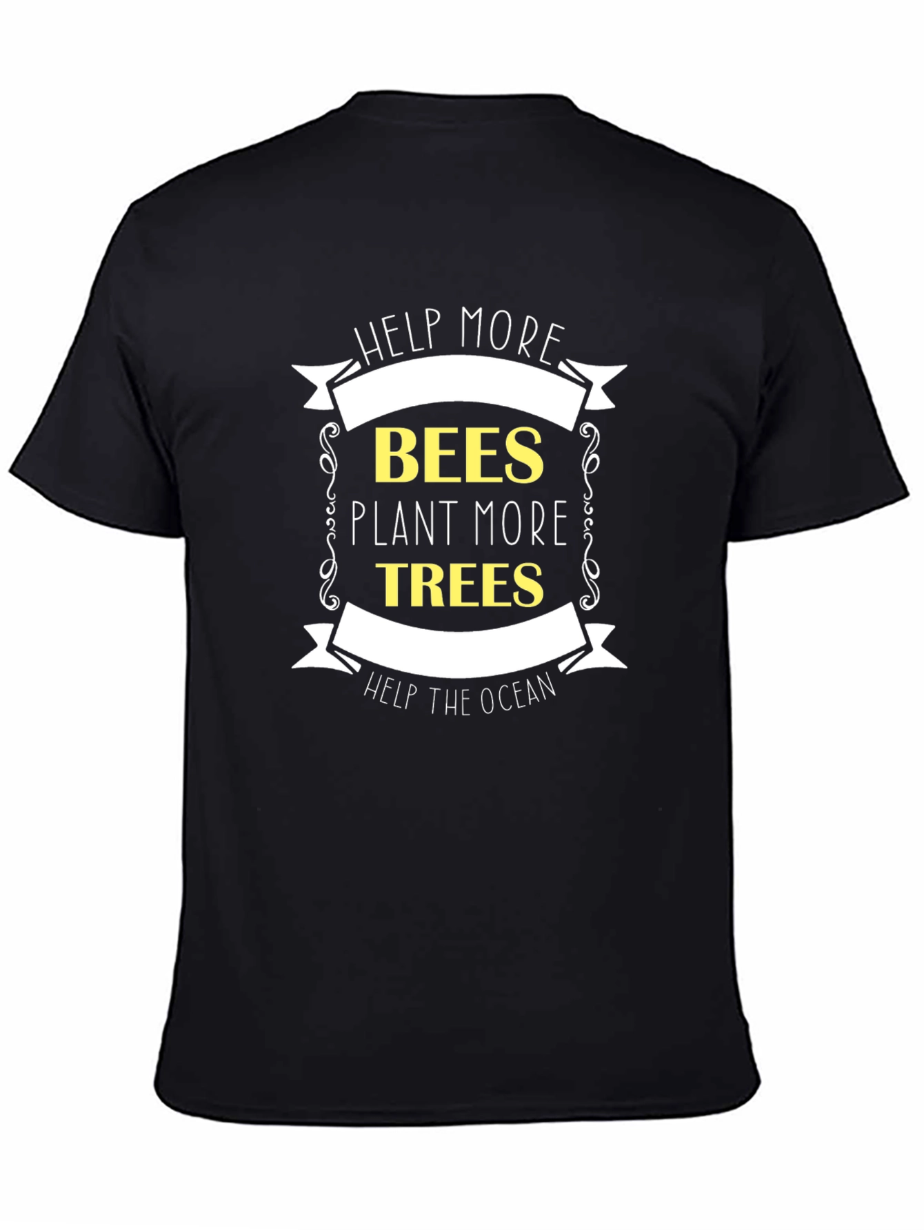 Eco-Friendly Tee: Help Bees Plant Trees Save Ocean