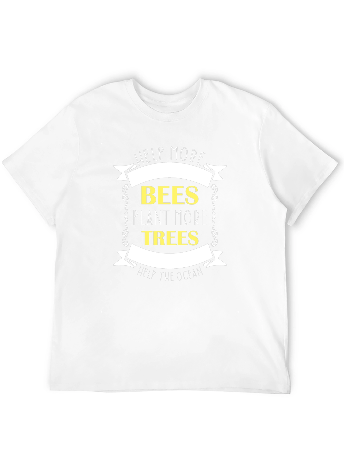 Eco-Friendly Tee: Help Bees Plant Trees Save Ocean