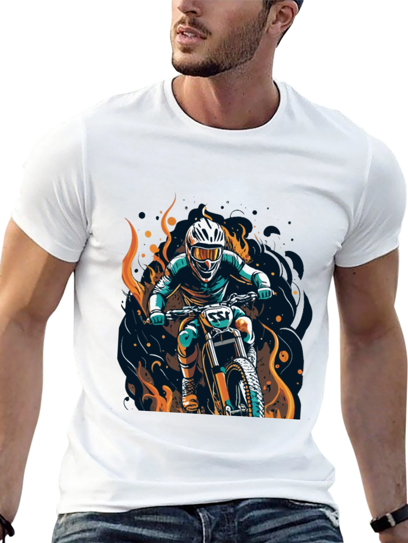 Motocross Rider Graphic Tee