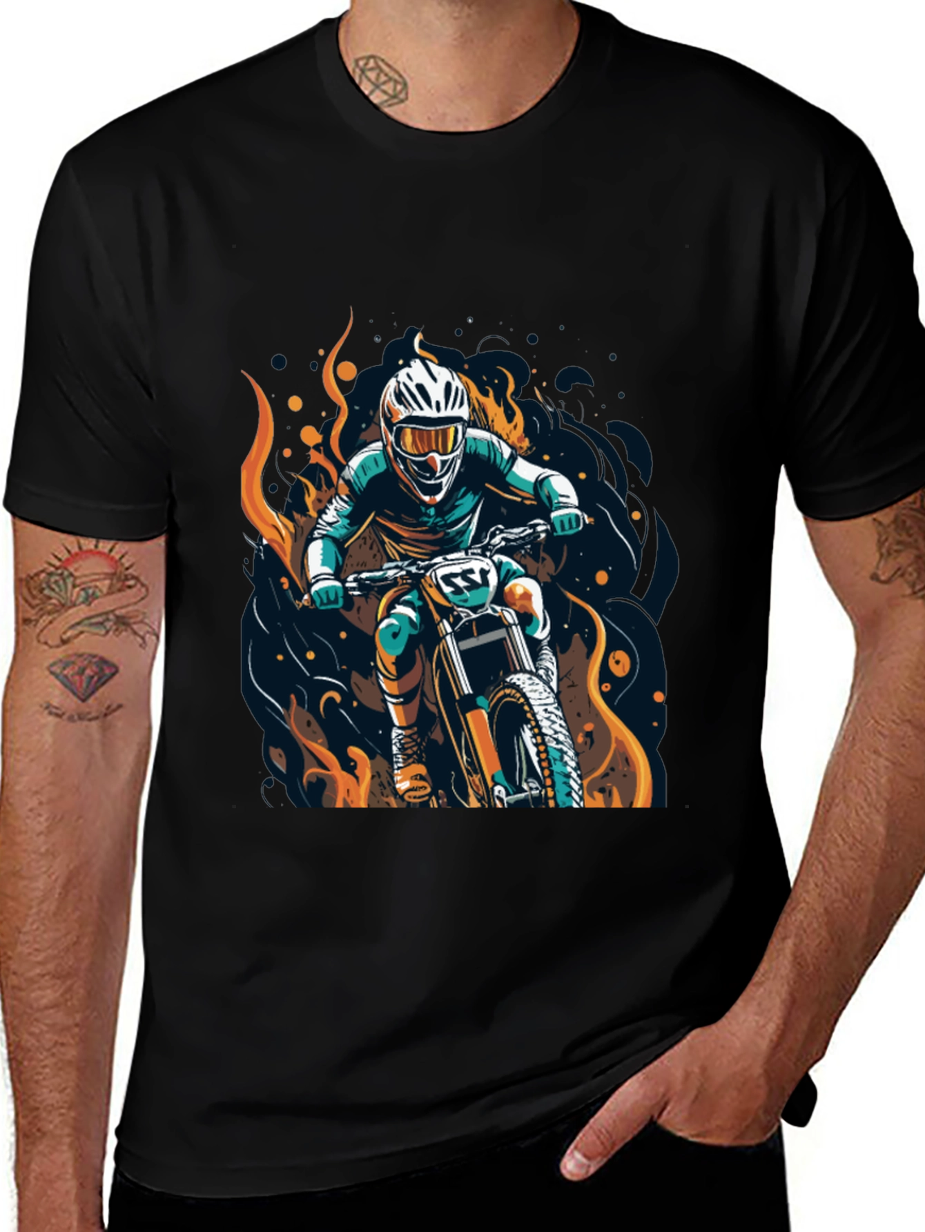 Motocross Rider Graphic Tee