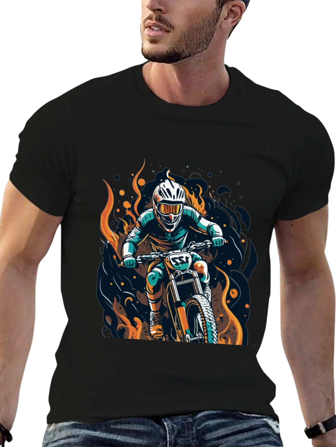 Motocross Rider Graphic Tee