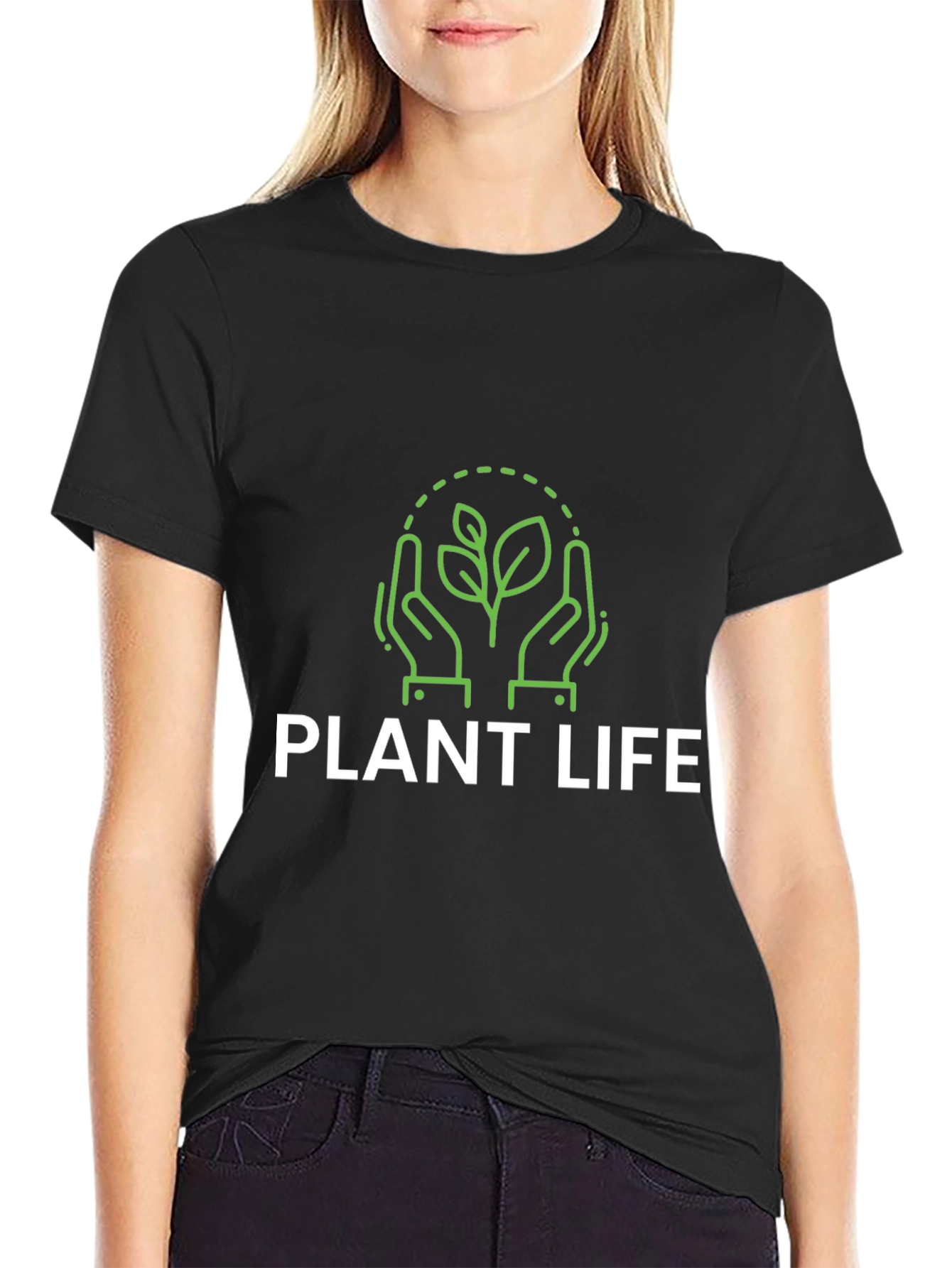 Plant Life Graphic Tee - Eco-Friendly Design