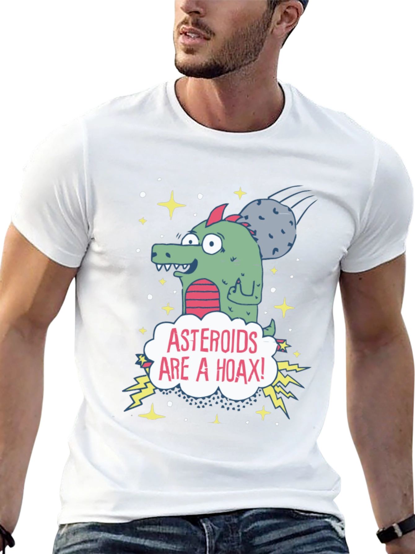 Asteroids Are A Hoax T-Shirt