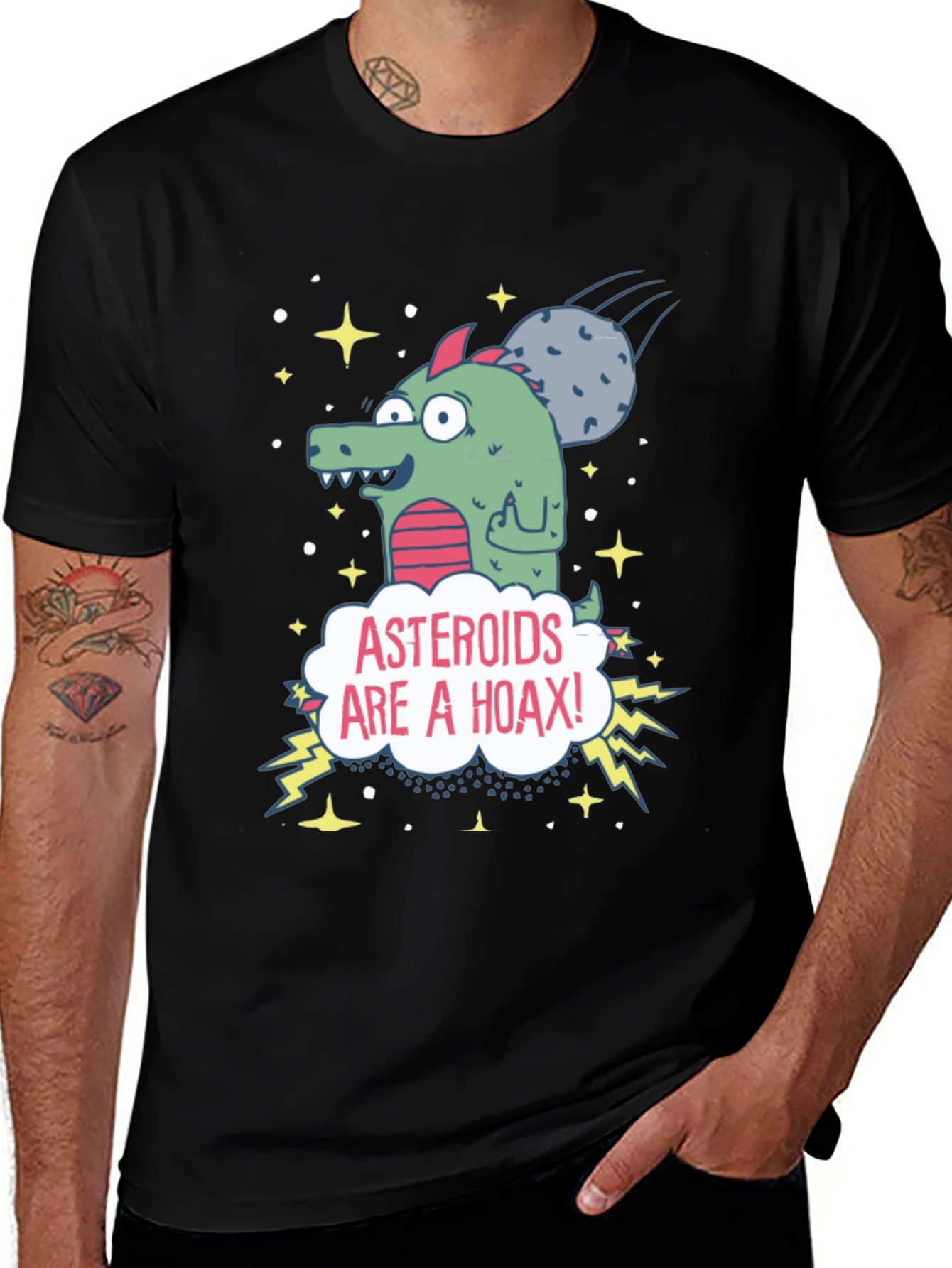 Asteroids Are A Hoax T-Shirt