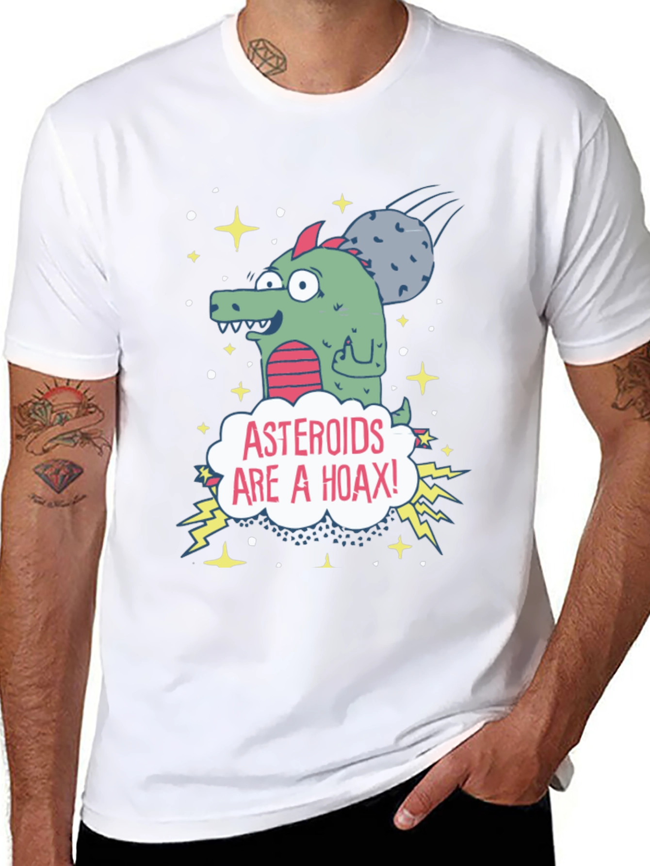 Asteroids Are A Hoax T-Shirt