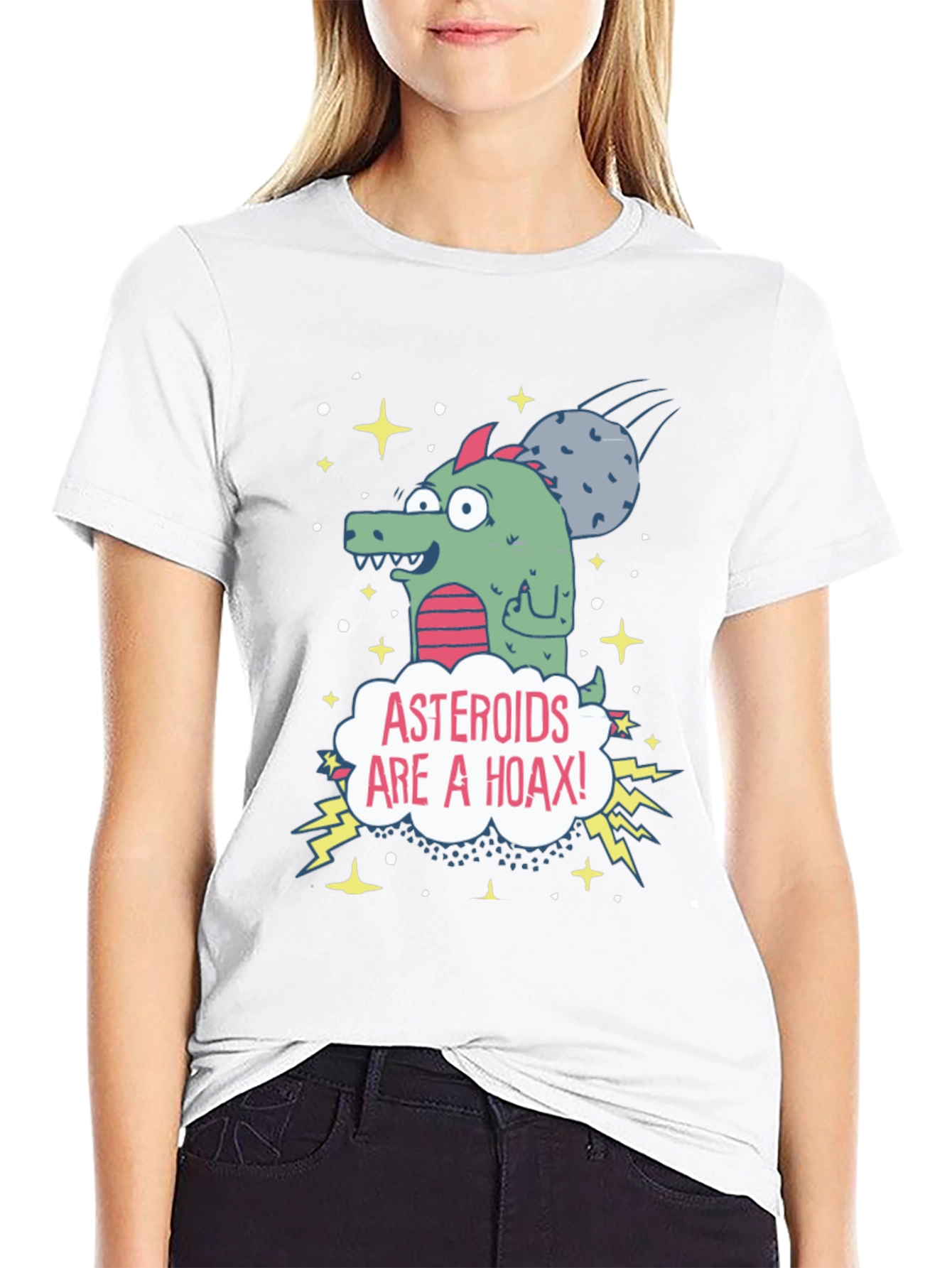 Asteroids Are A Hoax T-Shirt