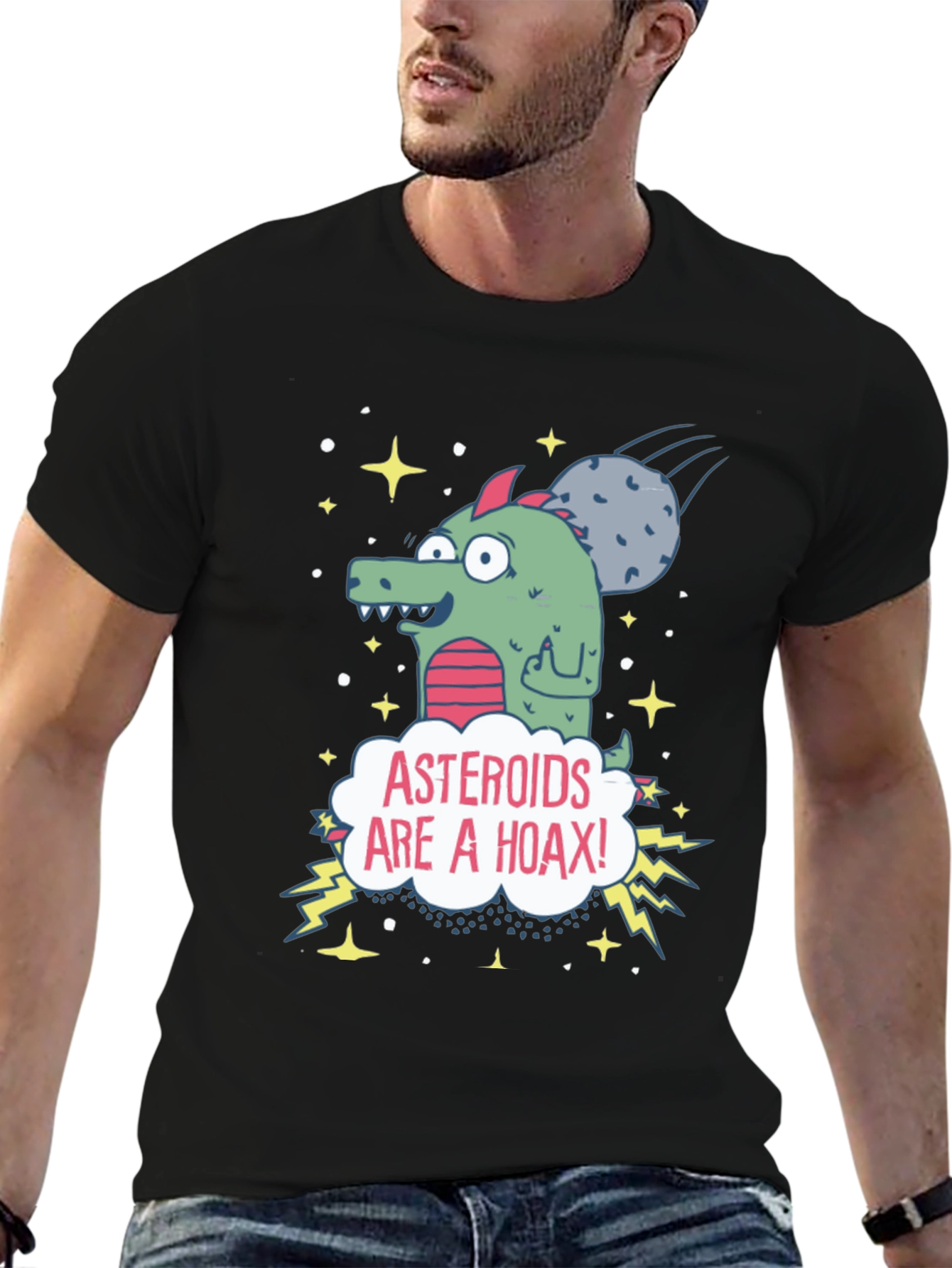 Asteroids Are A Hoax T-Shirt