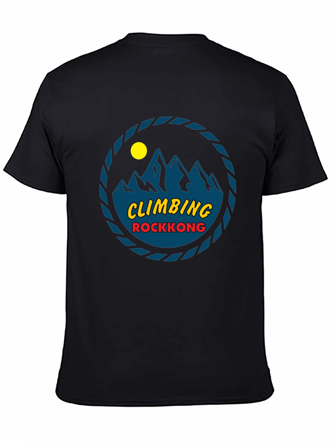 Climbing Rockkong Black Graphic Tee