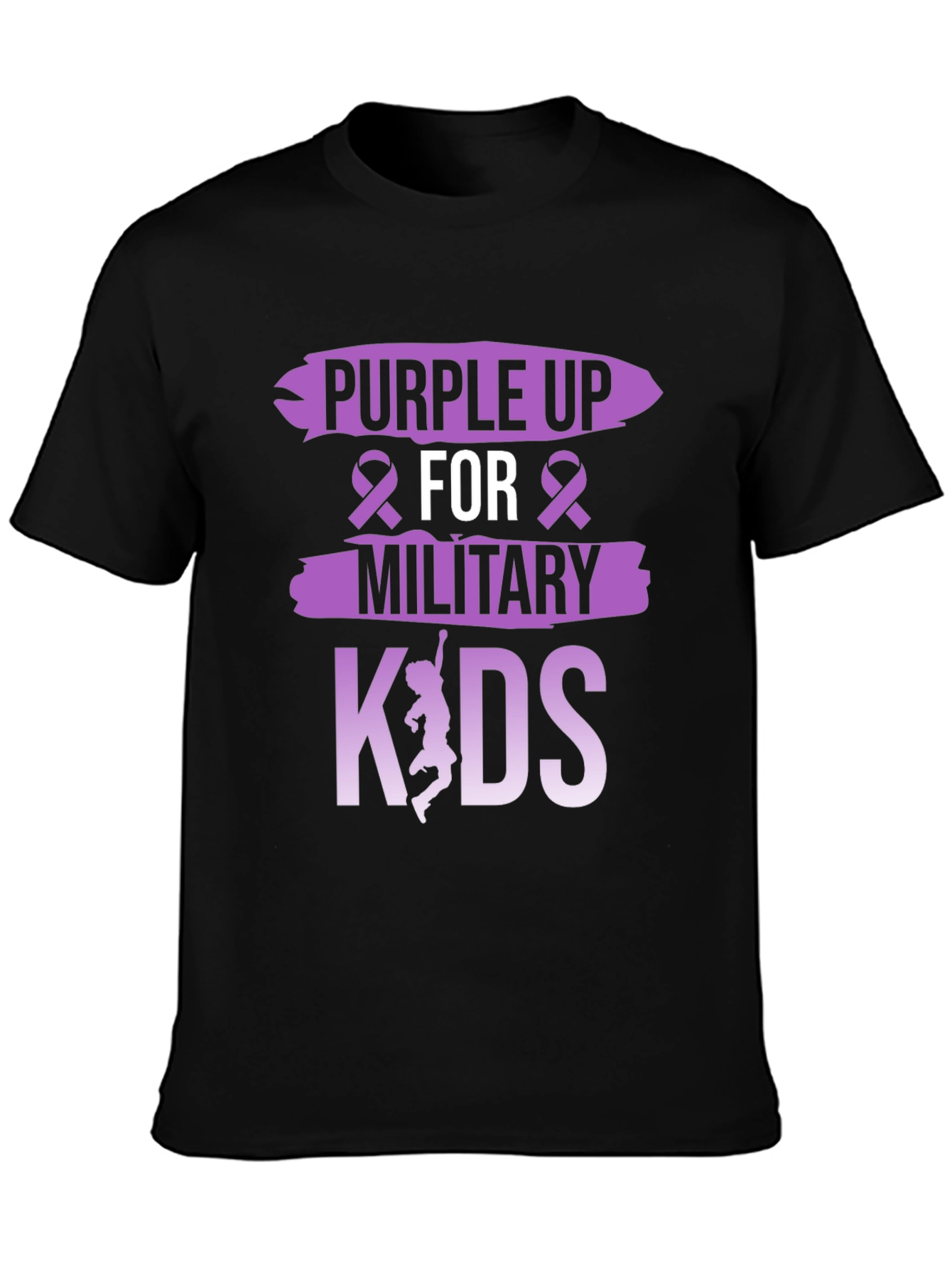 Purple Up For Military Kids T-Shirt