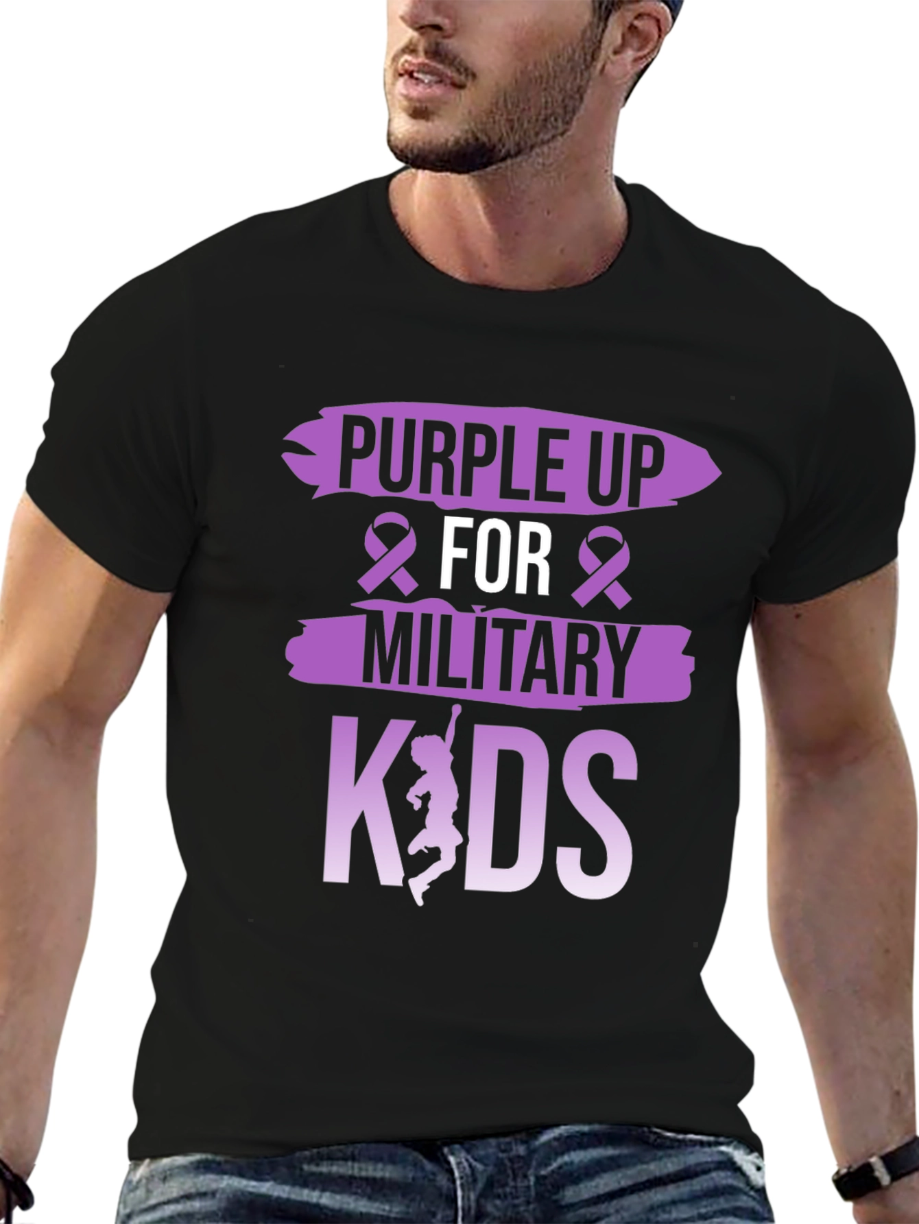 Purple Up For Military Kids T-Shirt