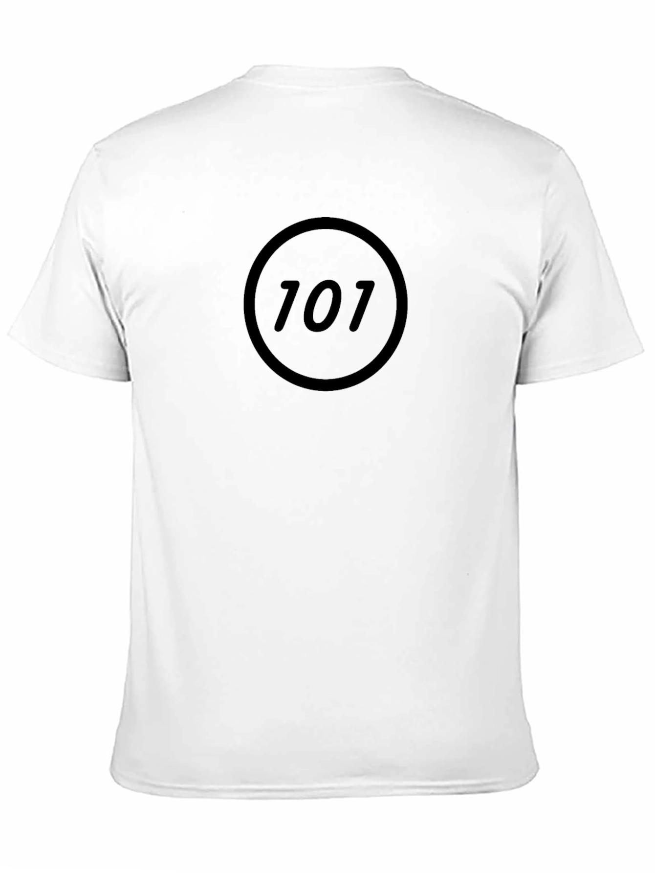 Black T-Shirt with Vault 101 Design