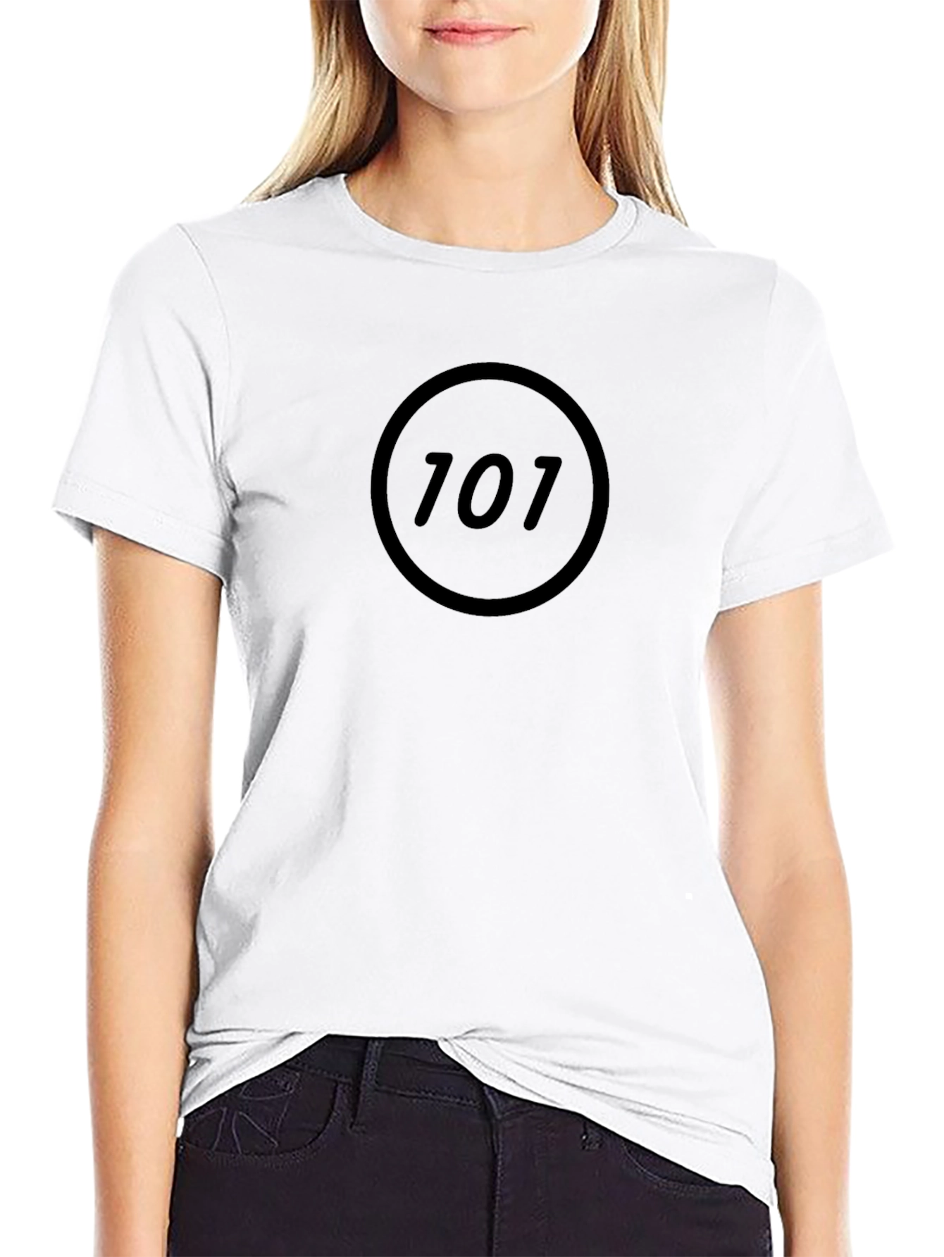 Black T-Shirt with Vault 101 Design