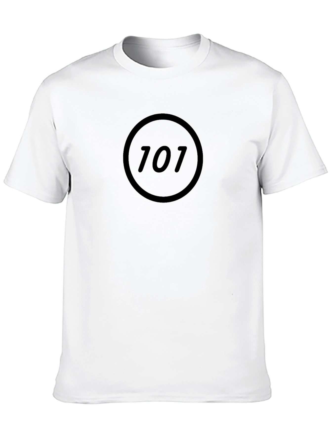 Black T-Shirt with Vault 101 Design