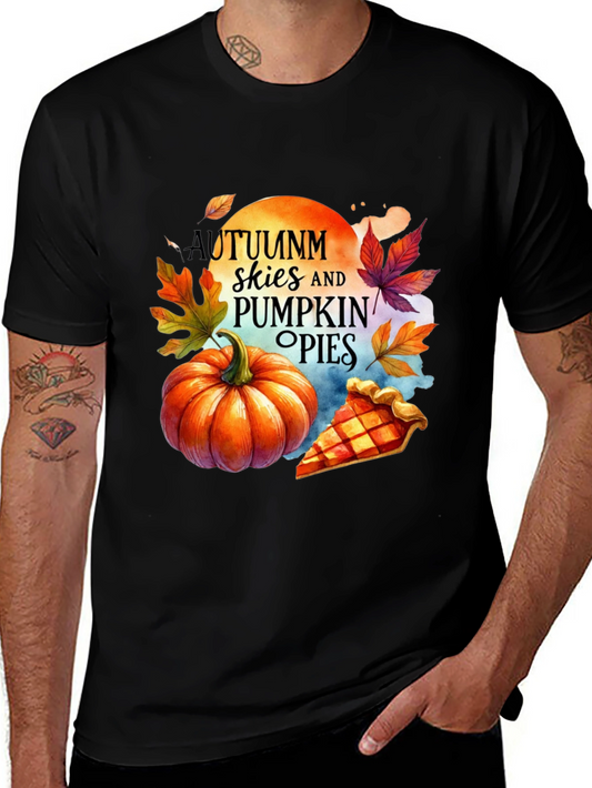 Autumn Skies Pumpkin Pies Graphic Tee