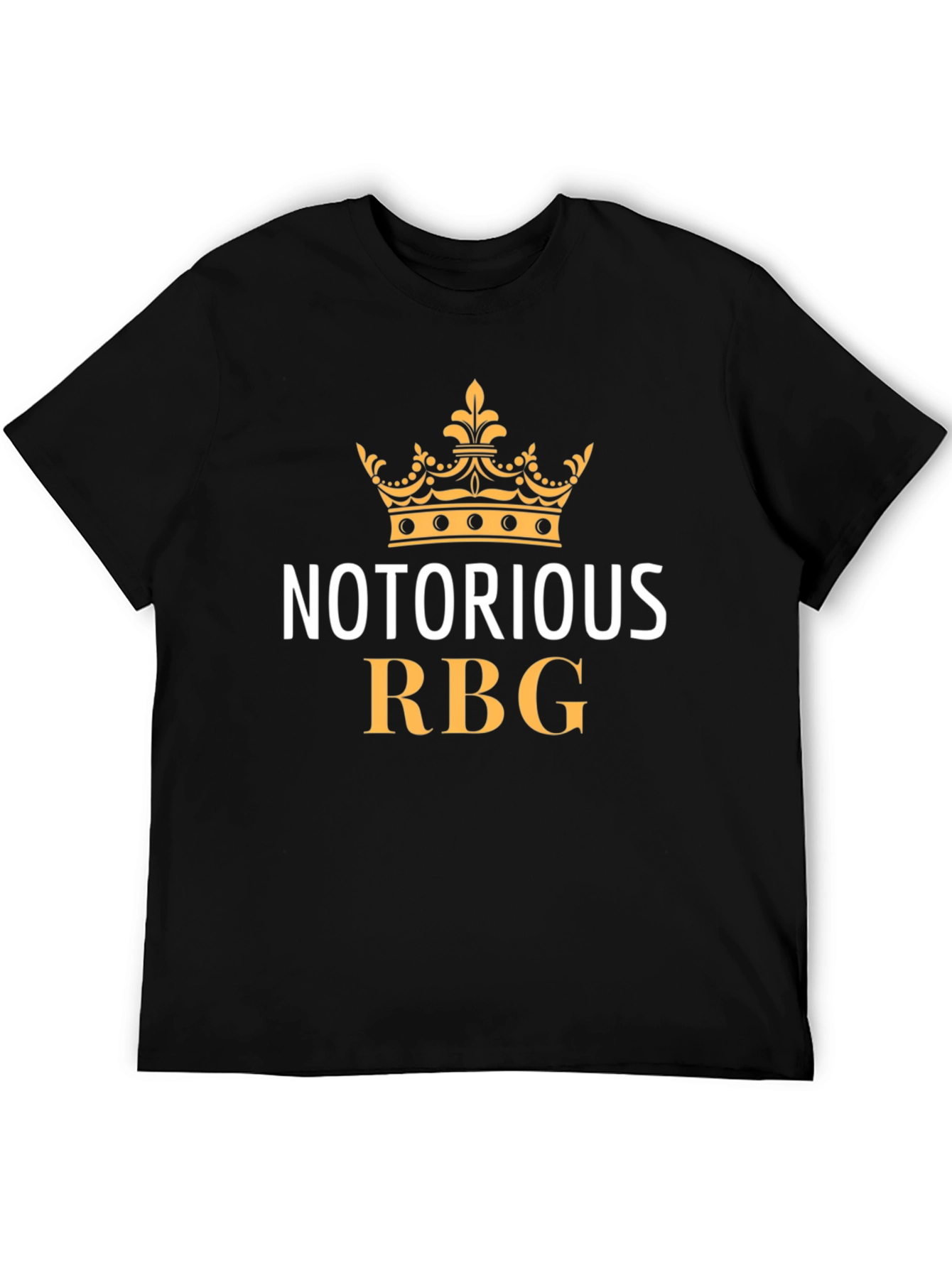 Notorious RBG T-Shirt - Black Crown Graphic Tee