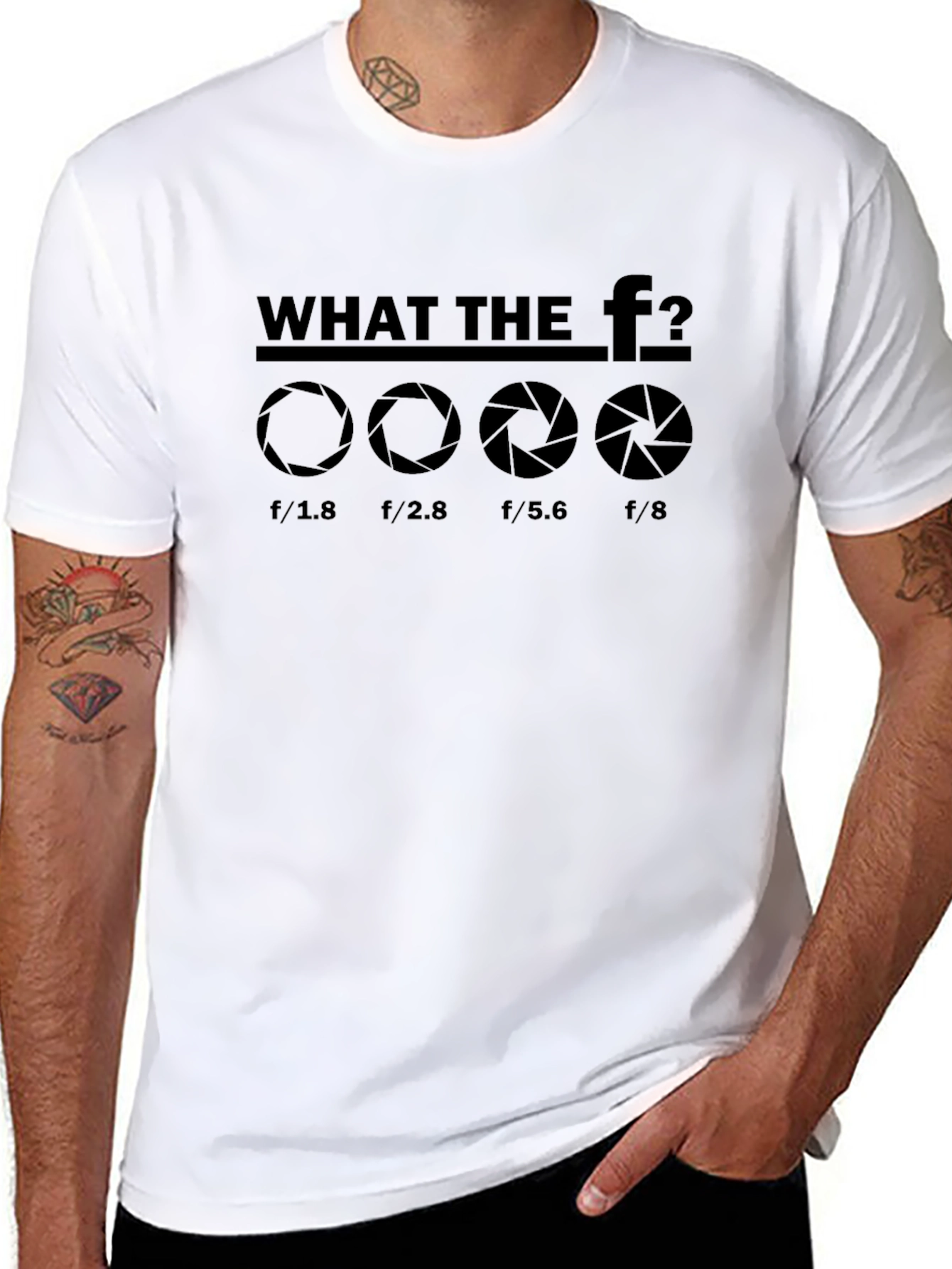 Photography Aperture T-Shirt - What the F Stop?