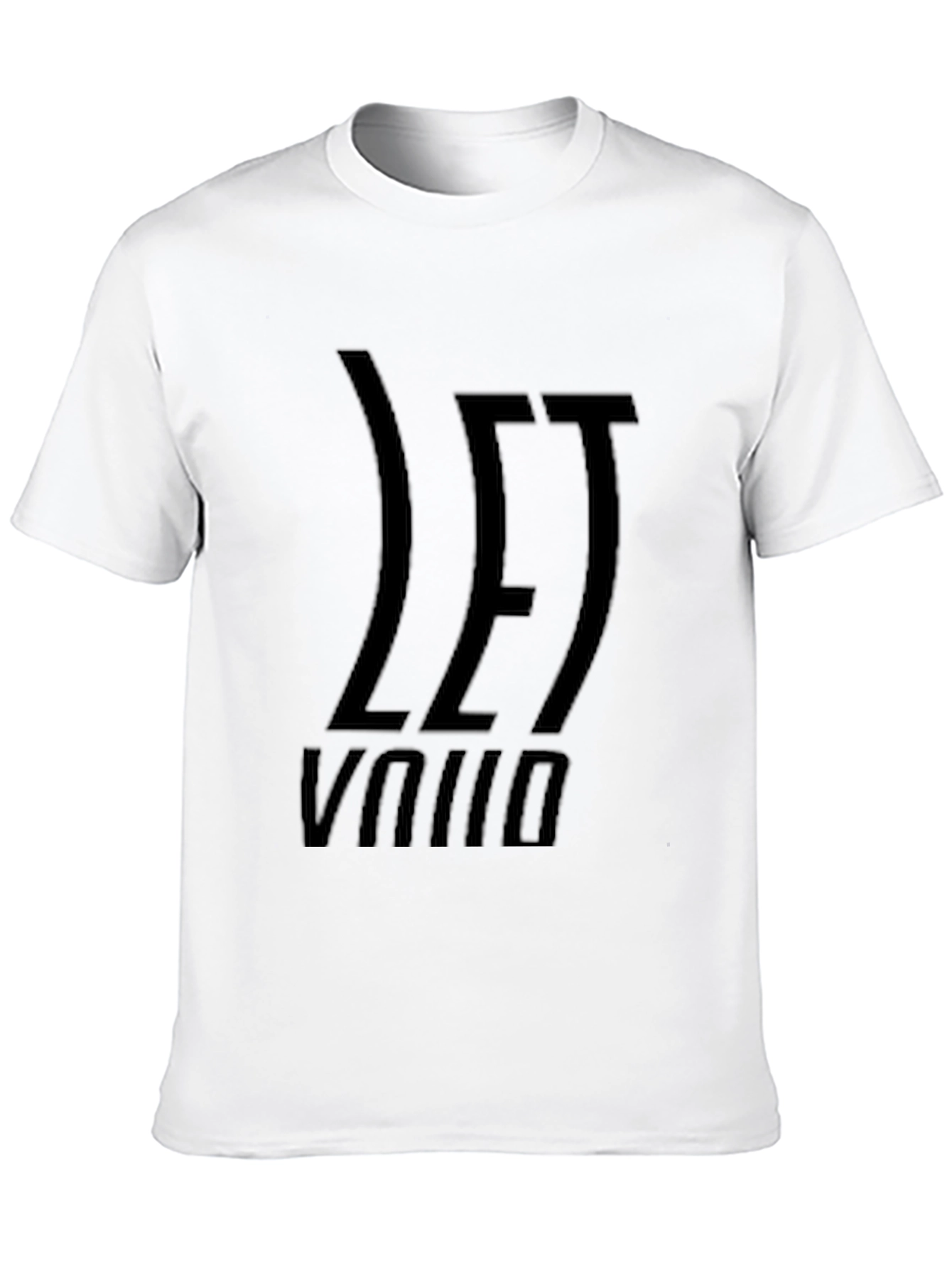 Let Void Black Graphic Tee - Modern Style