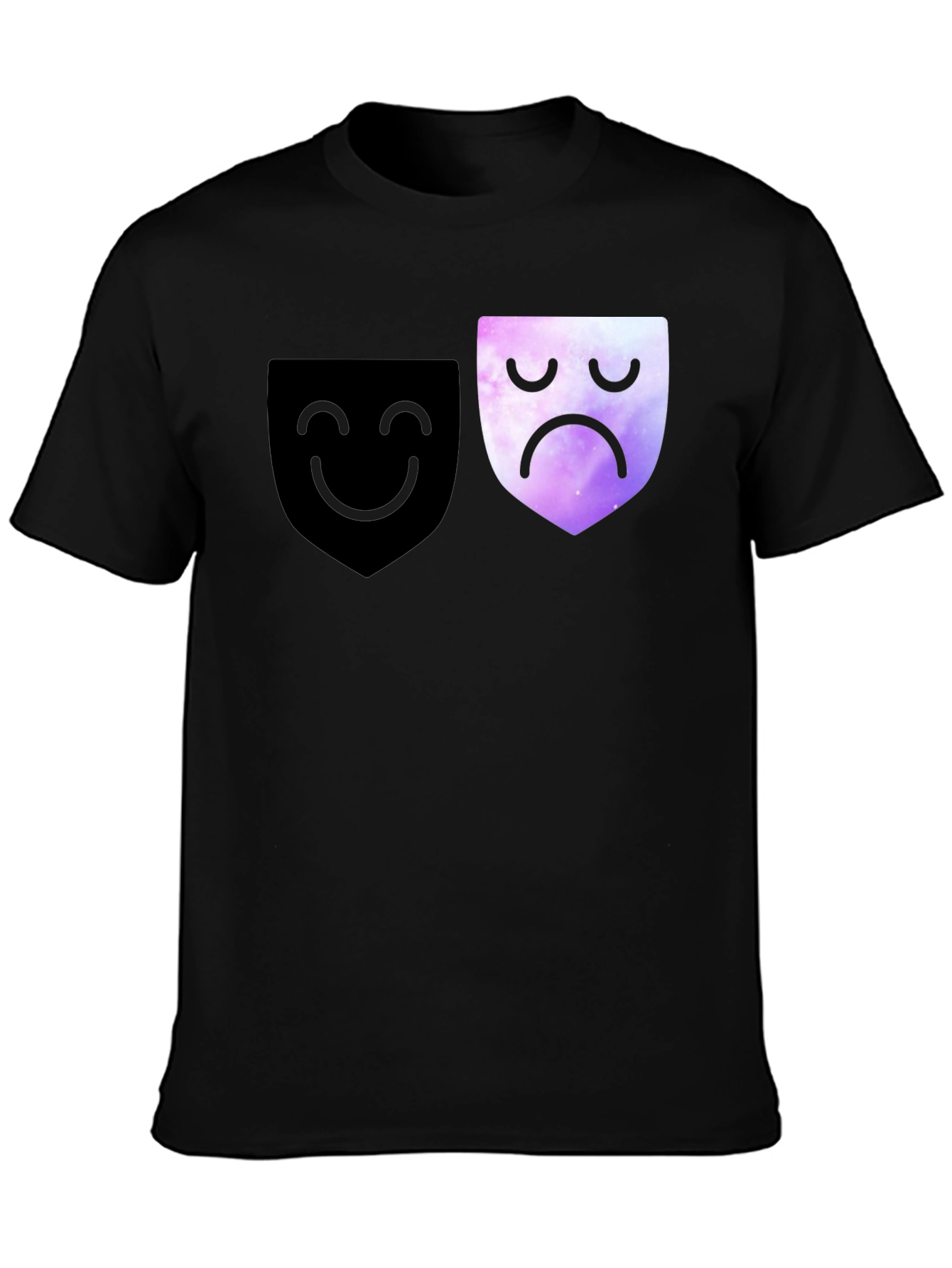 Happy Sad Face Graphic Tee