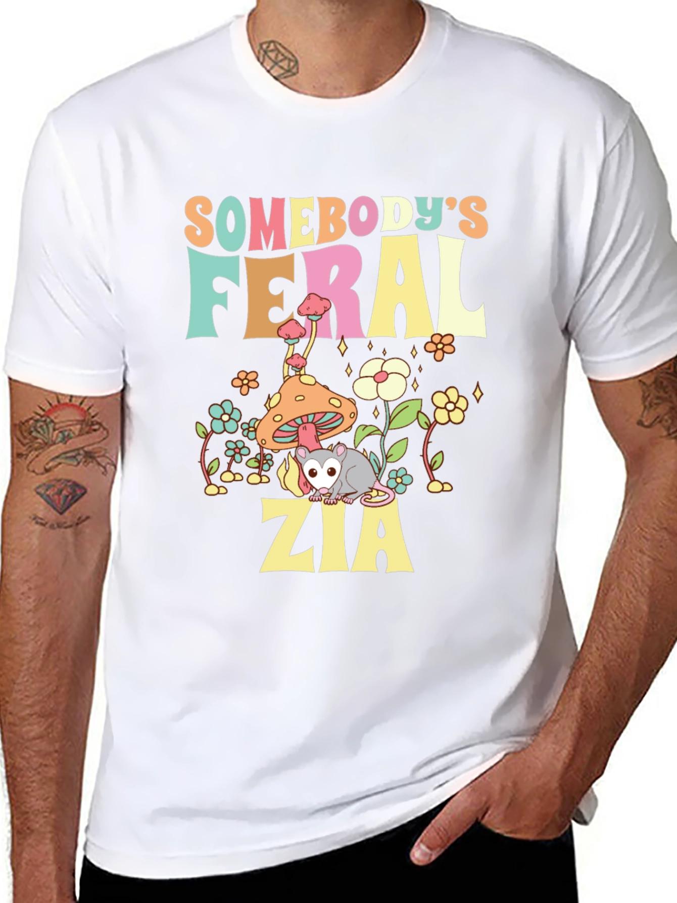 Feral Zia Graphic T-Shirt: Unique Design