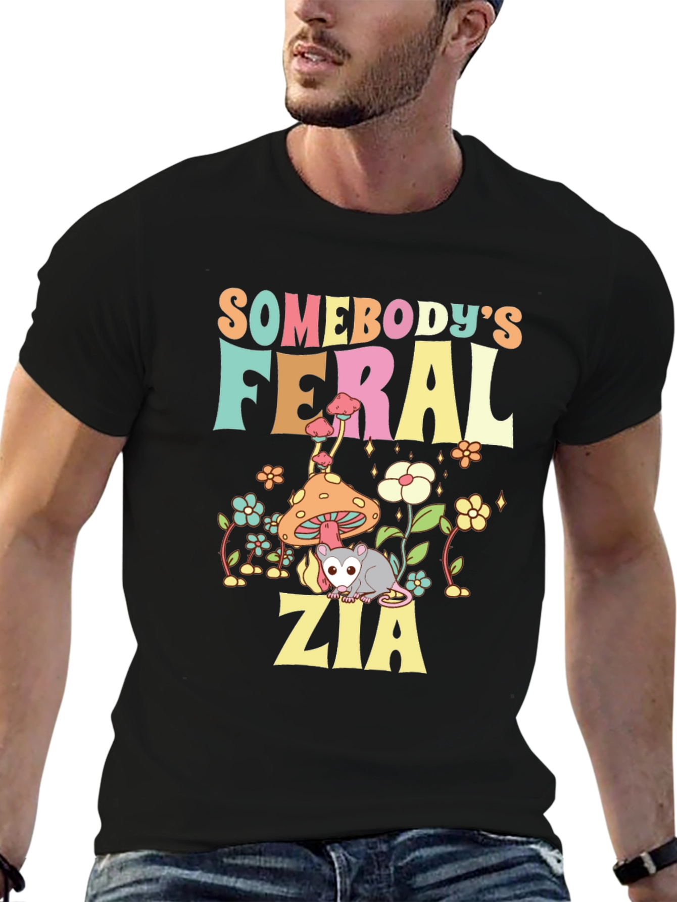 Feral Zia Graphic T-Shirt: Unique Design