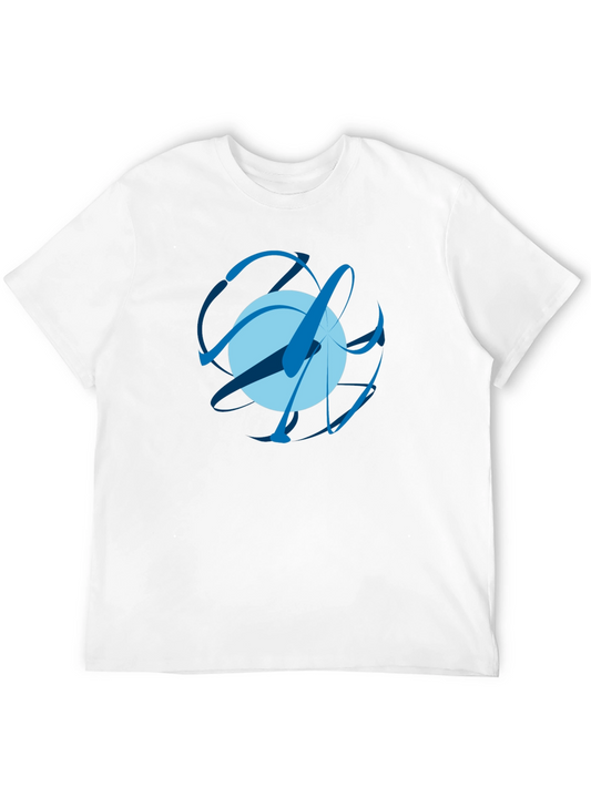 Abstract Orb Graphic Tee - Modern Art T-Shirt