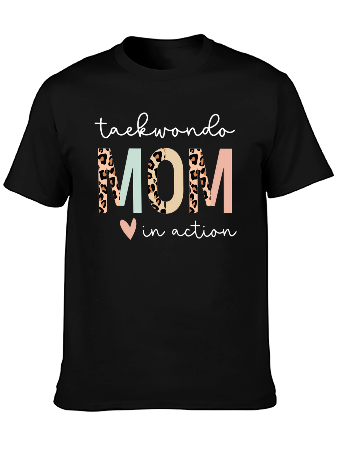 Taekwondo Mom in Action T-Shirt