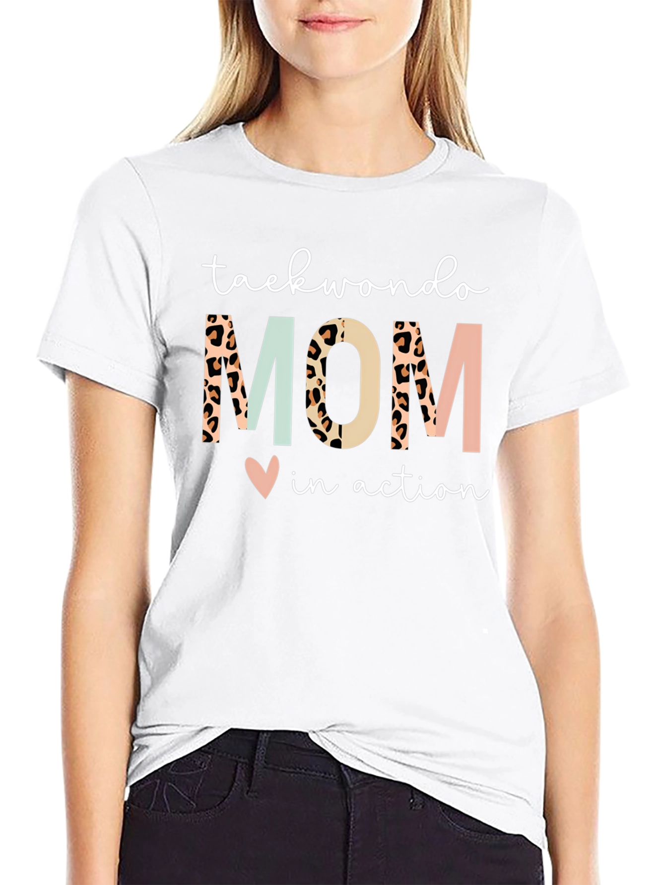 Taekwondo Mom in Action T-Shirt