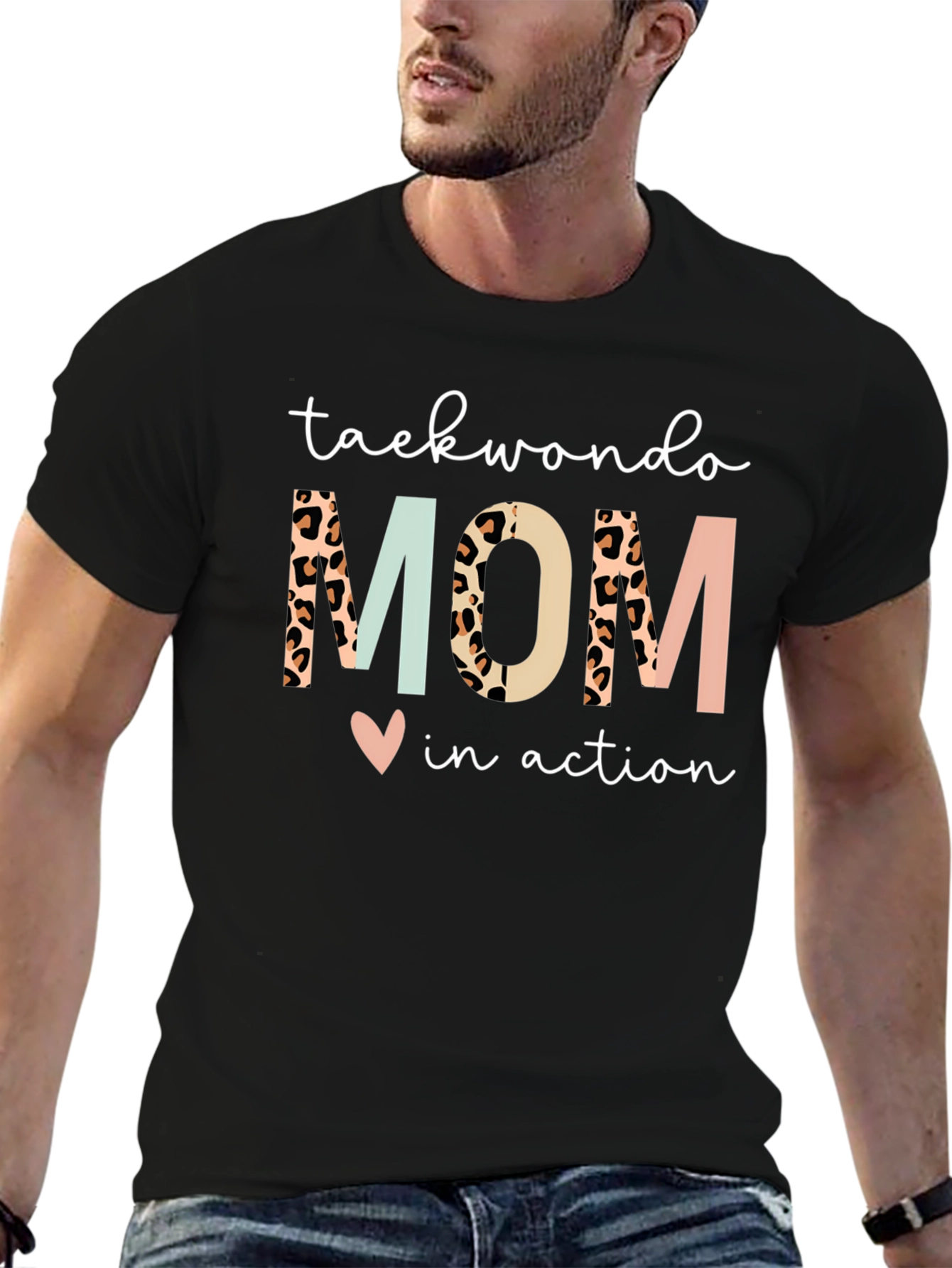 Taekwondo Mom in Action T-Shirt