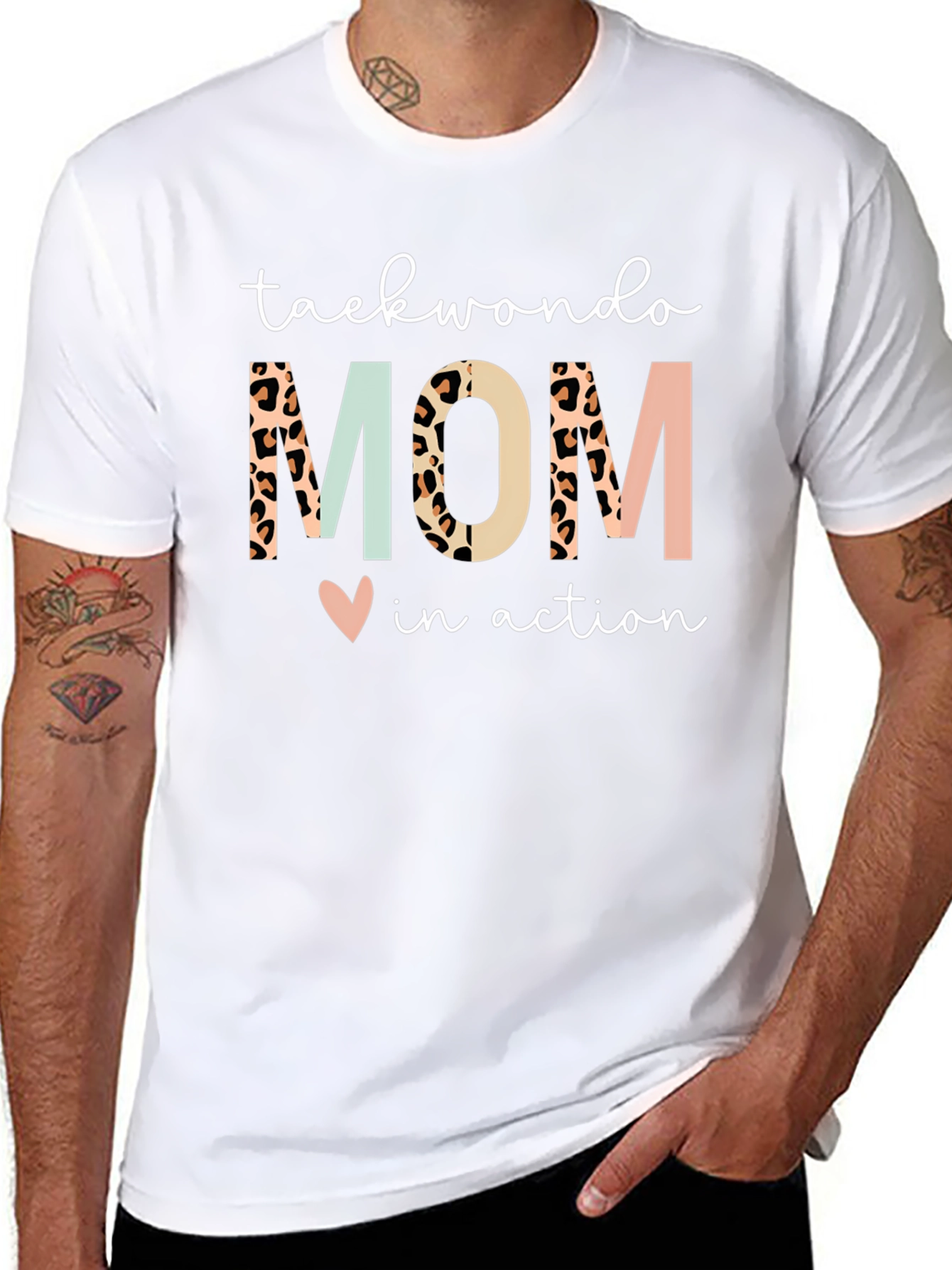 Taekwondo Mom in Action T-Shirt
