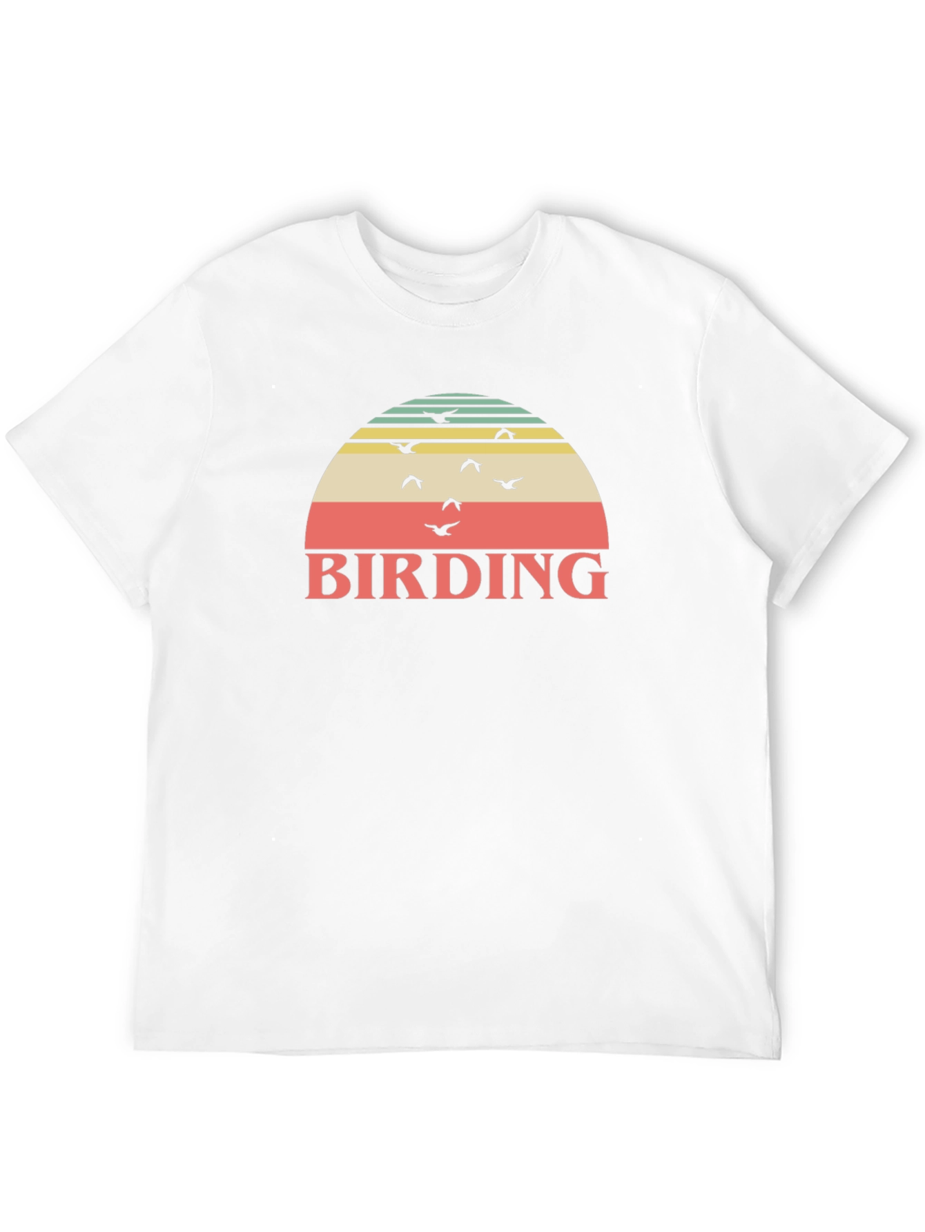 Birding Sunset Graphic T-Shirt - Nature Lover Apparel