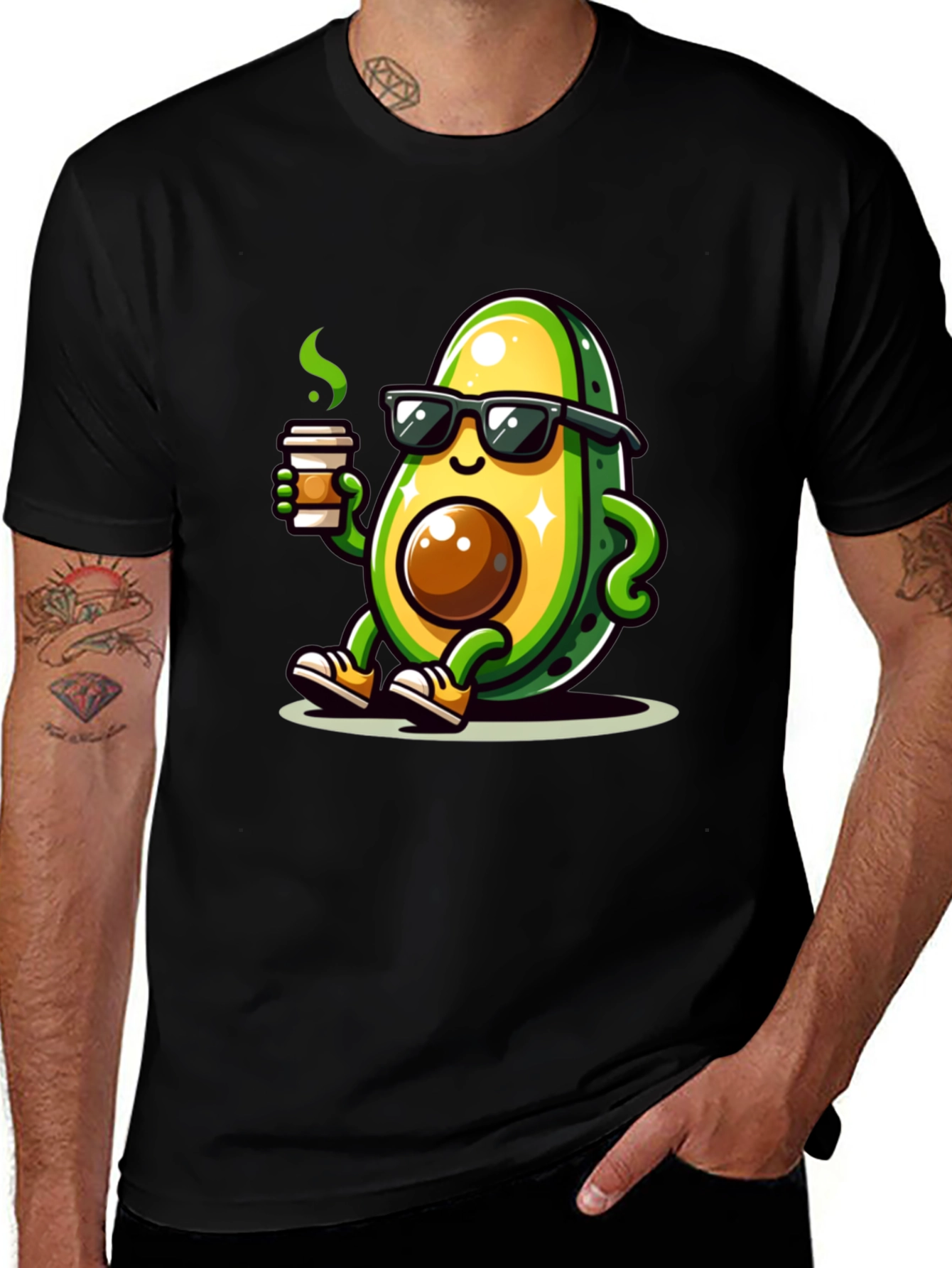 Cool Avocado Coffee T-Shirt