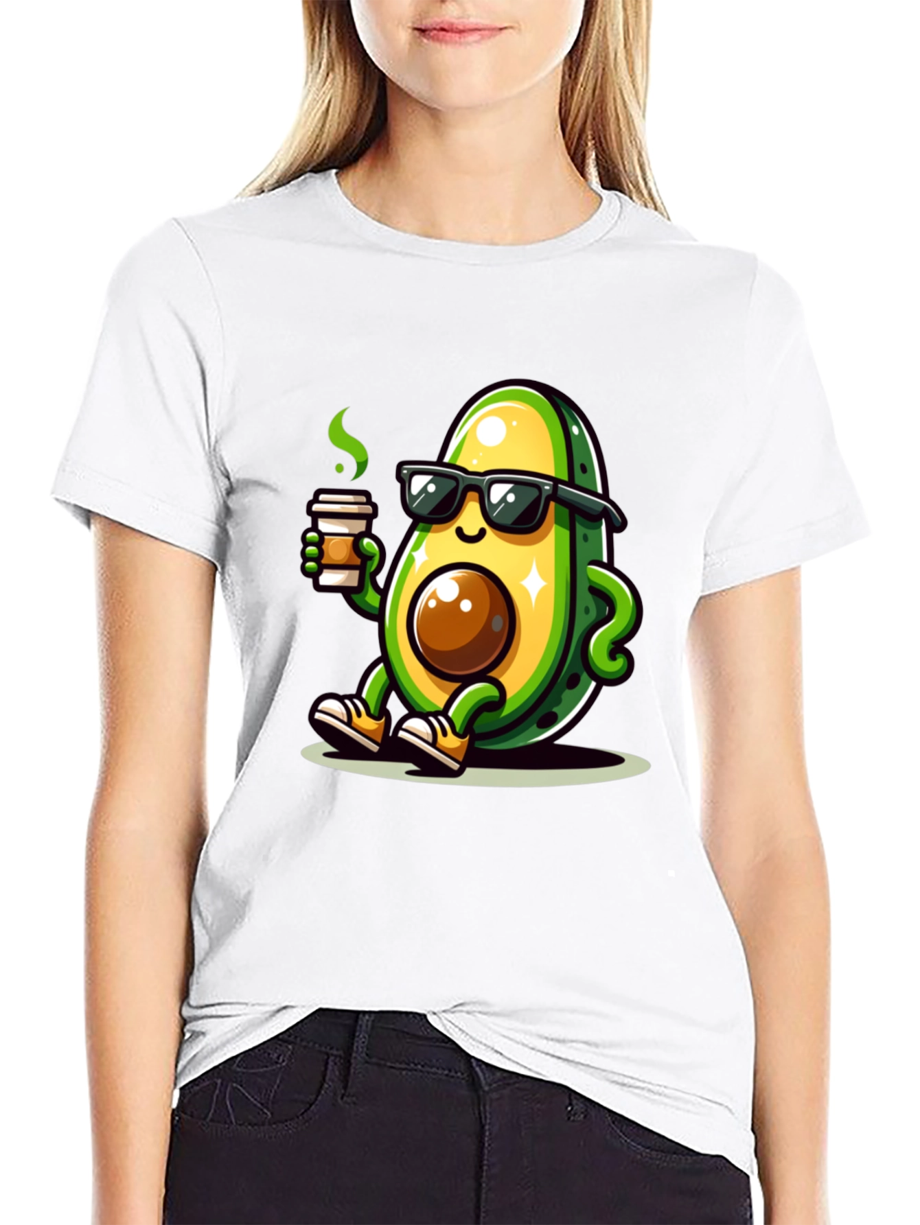 Cool Avocado Coffee T-Shirt