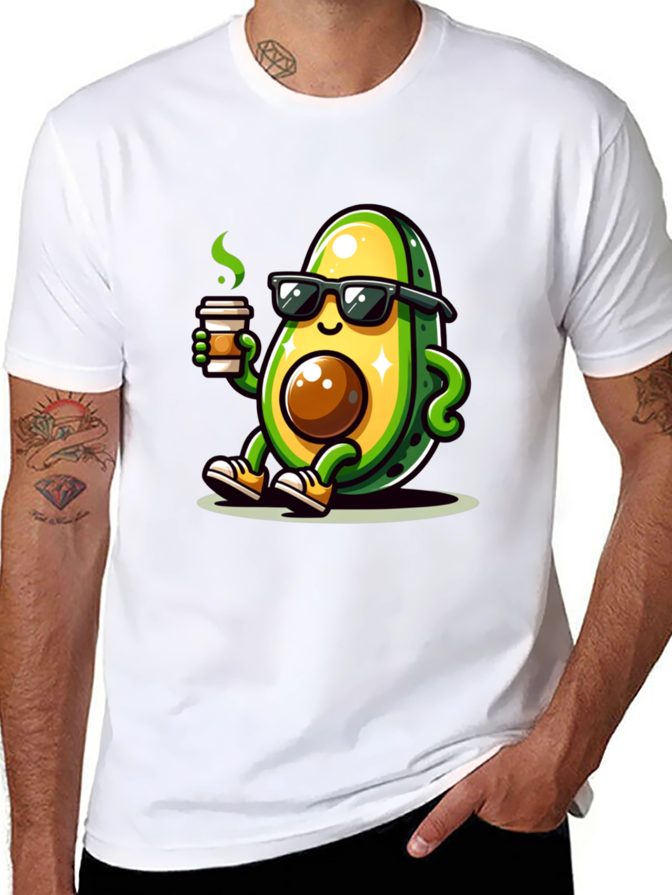 Cool Avocado Coffee T-Shirt