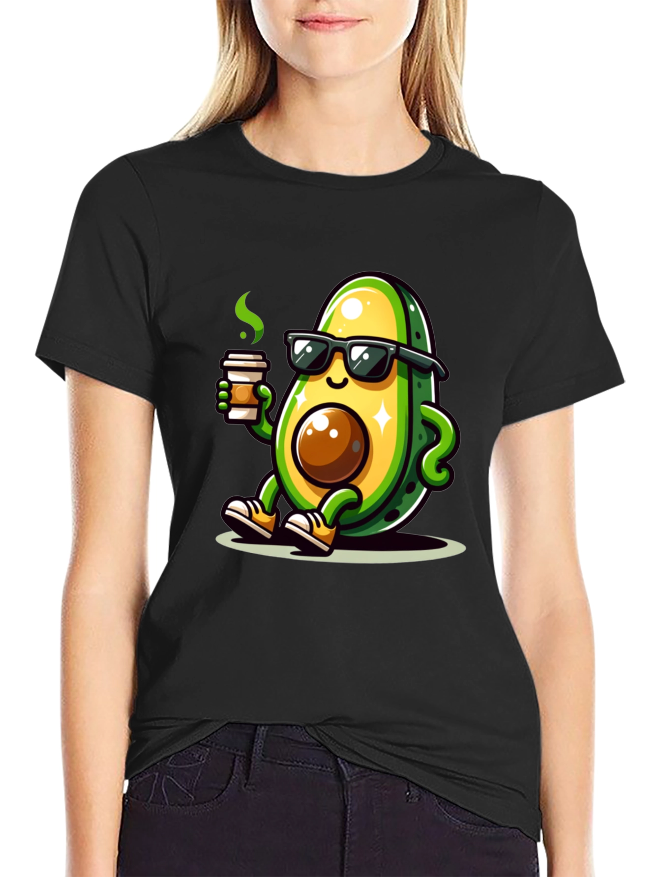 Cool Avocado Coffee T-Shirt