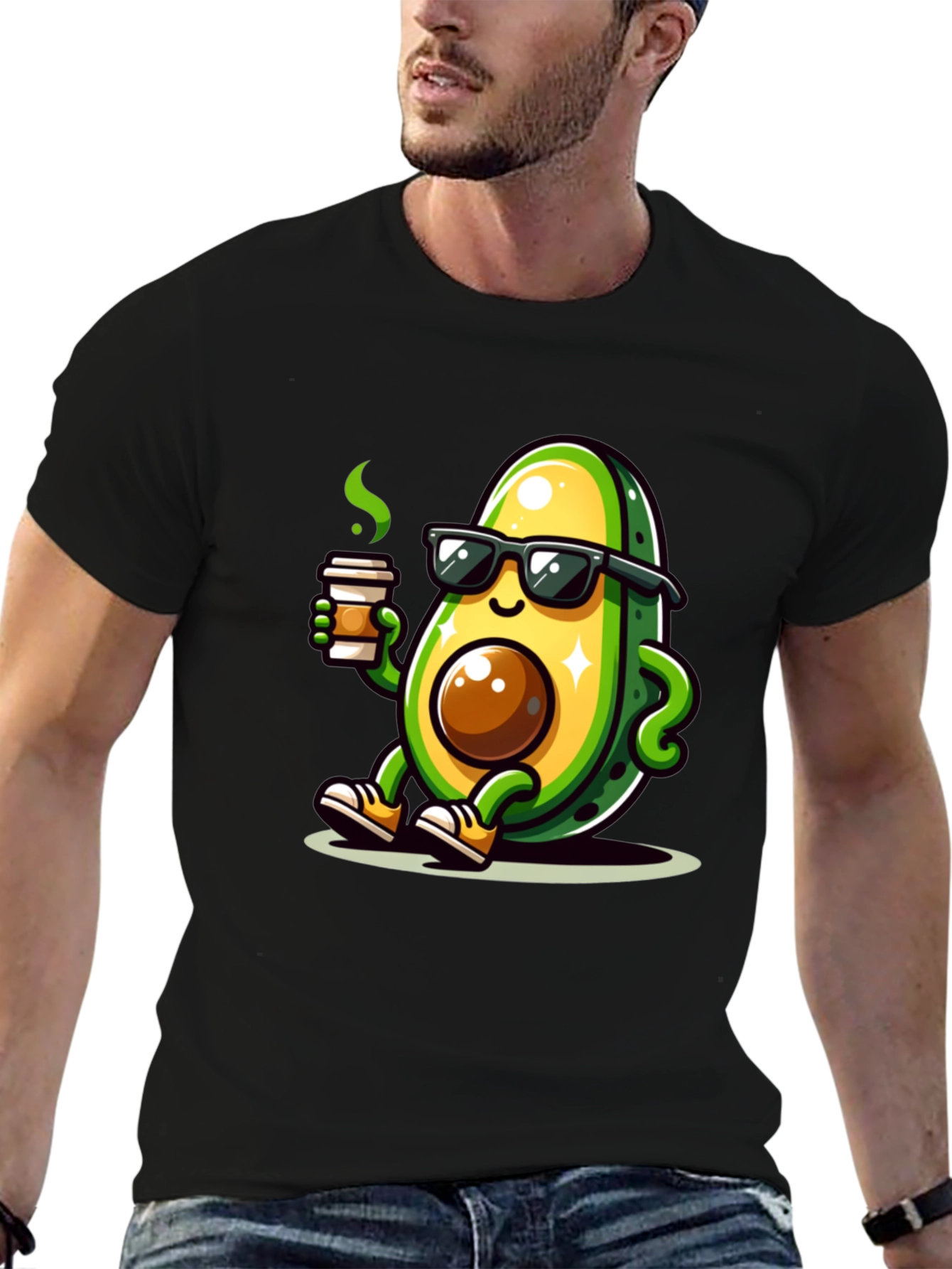 Cool Avocado Coffee T-Shirt