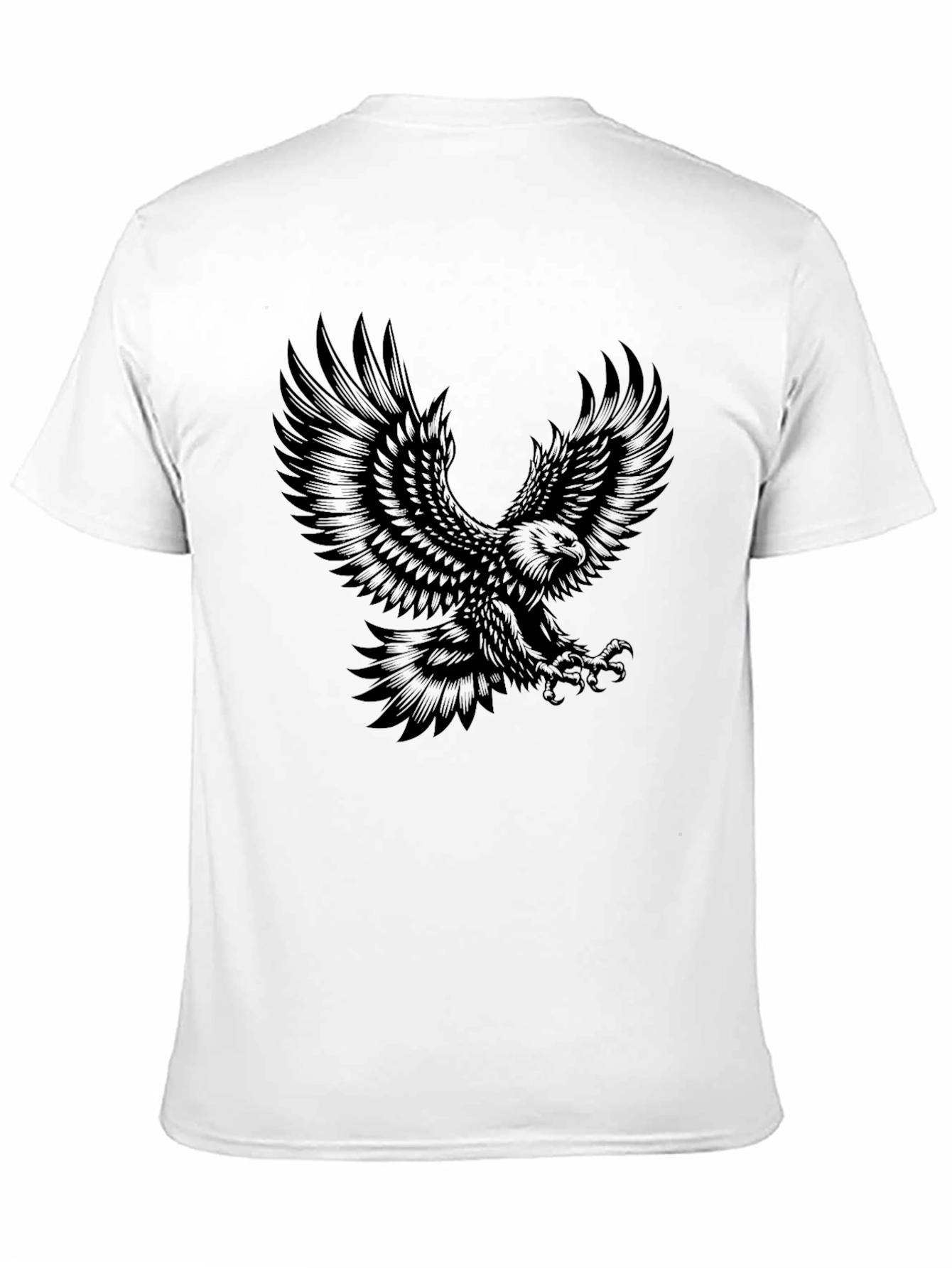 Black Eagle Graphic Tee - Mens Fashion