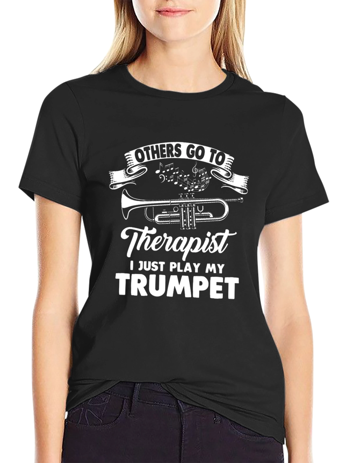 Trumpet Player T-Shirt - Music Therapy Apparel