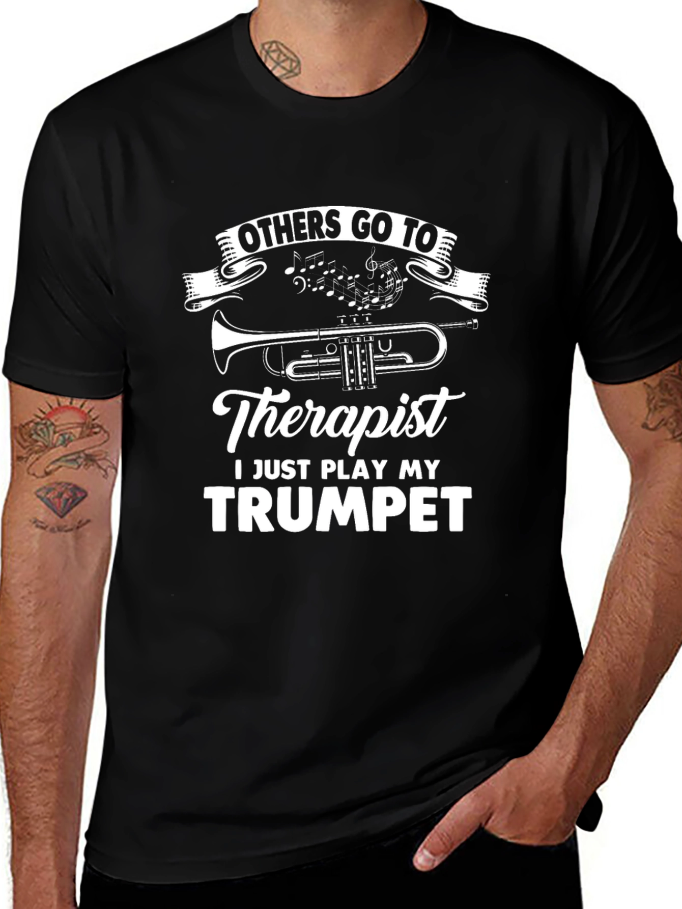 Trumpet Player T-Shirt - Music Therapy Apparel