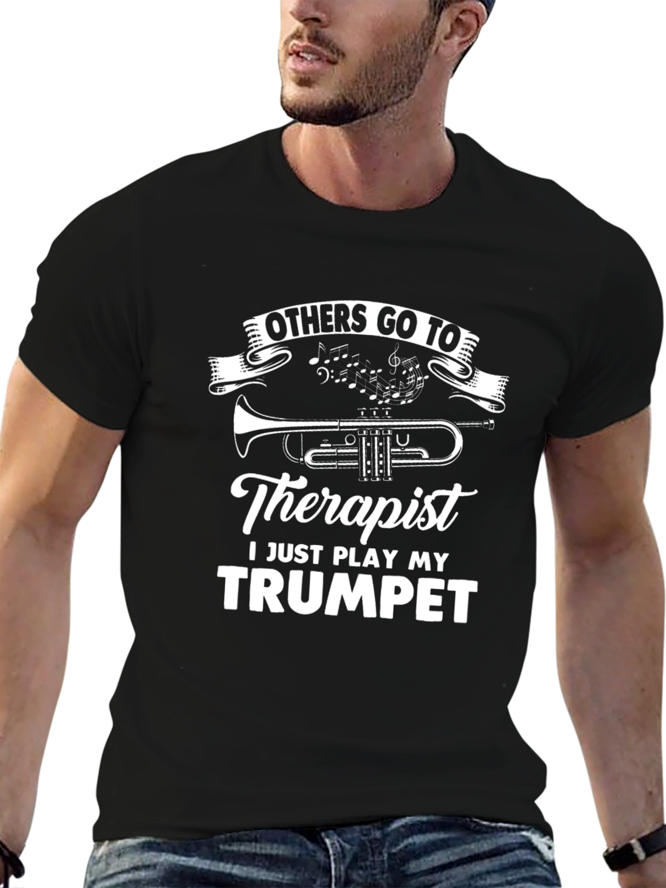 Trumpet Player T-Shirt - Music Therapy Apparel