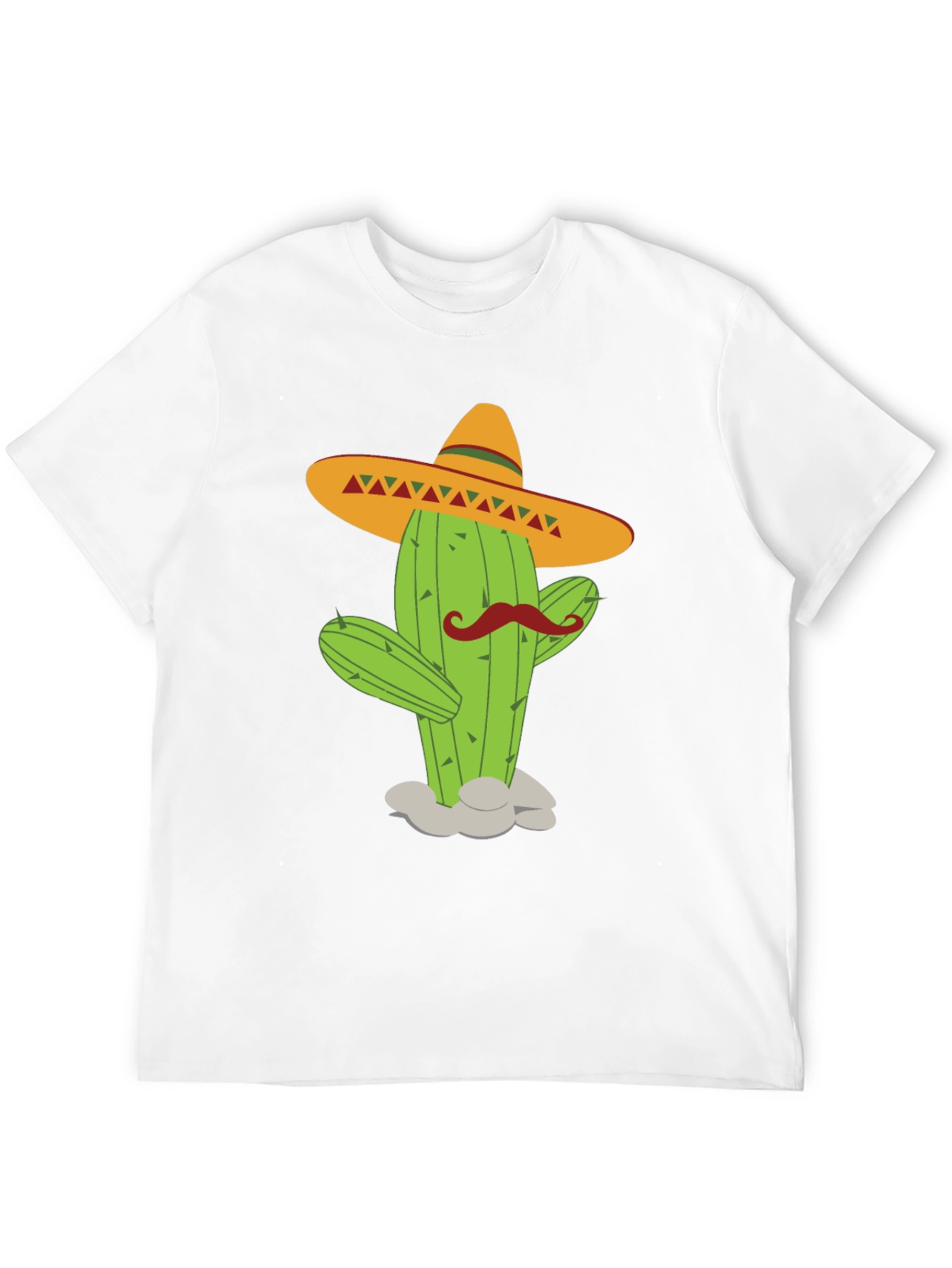 Cactus Sombrero Graphic T-Shirt
