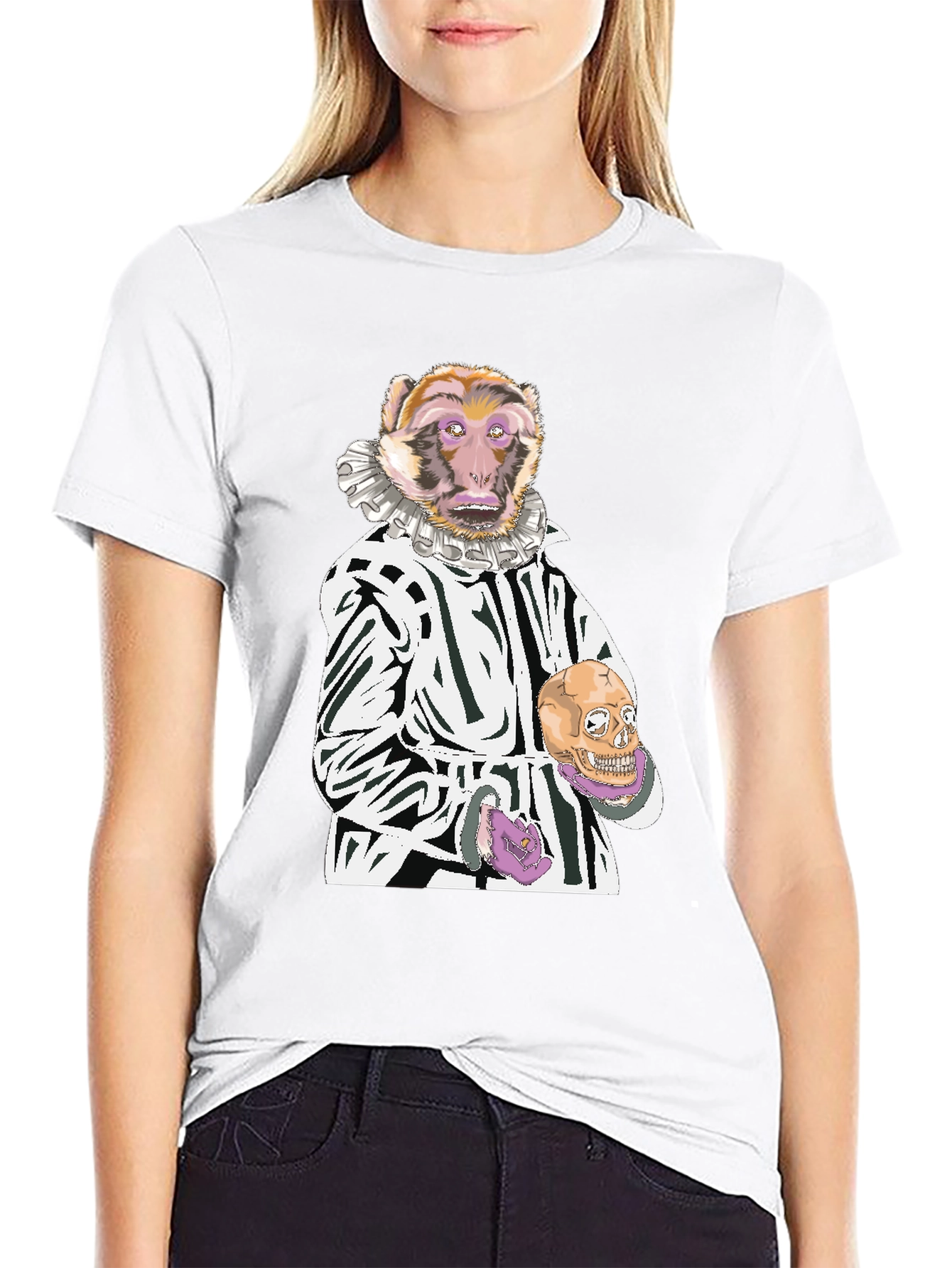 Monkey Hamlet Graphic T-Shirt