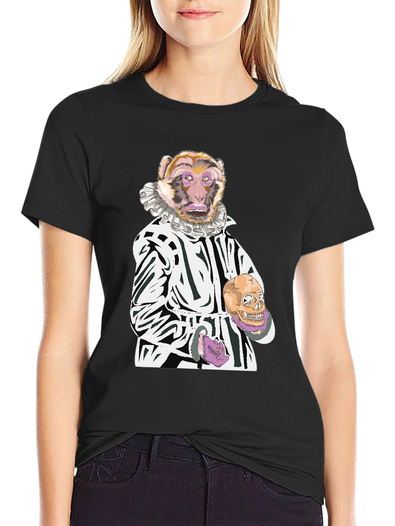 Monkey Hamlet Graphic T-Shirt