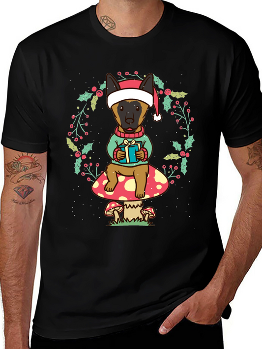 Holiday Dog T-Shirt - Christmas Gift